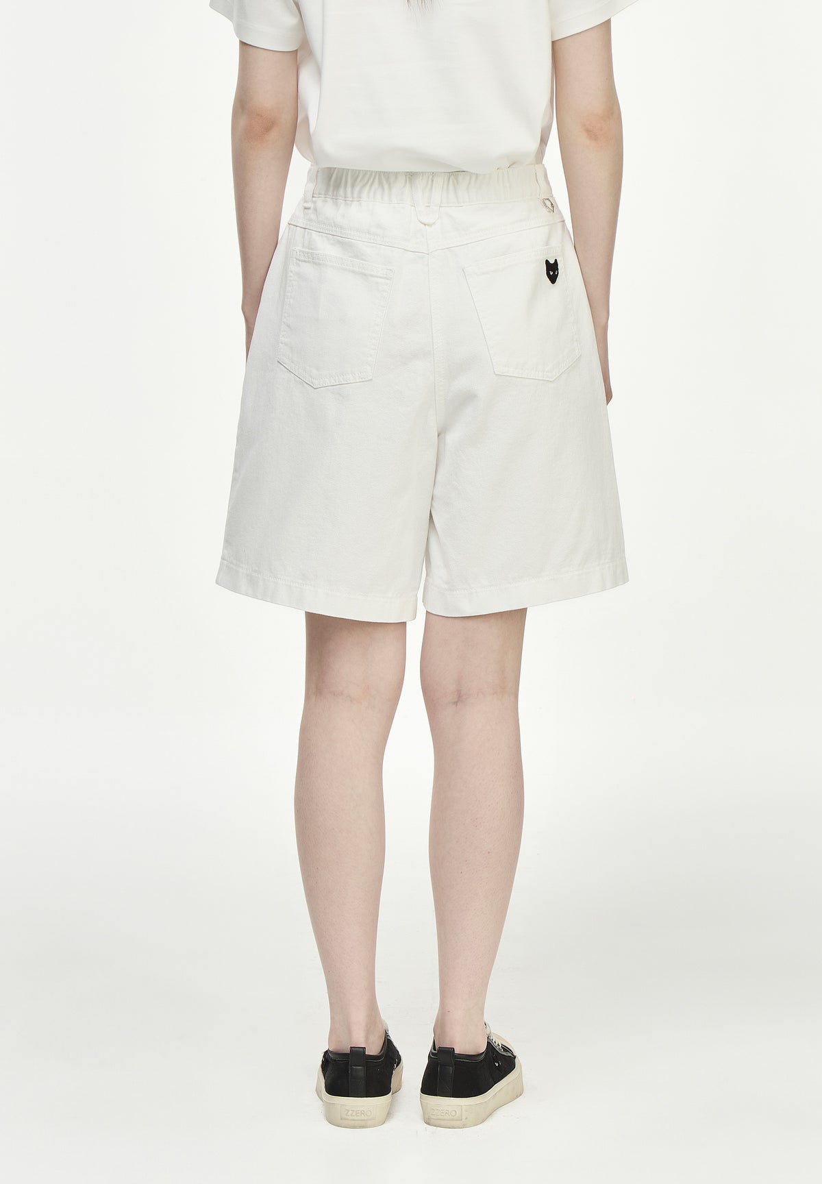 PANTHER DENIM BERMUDA PANTS