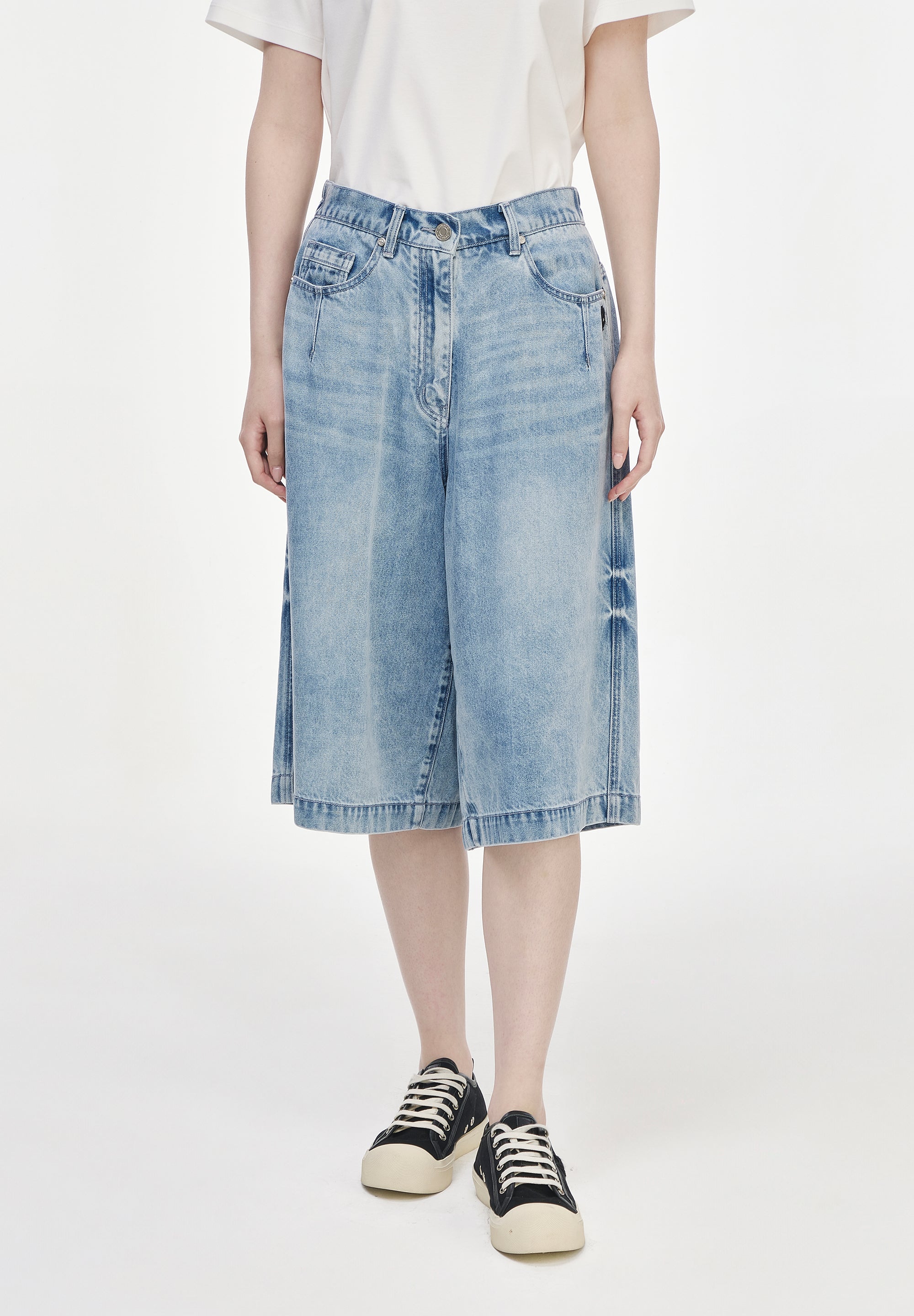 PANTHER LYOCELL DENIM SHORTS