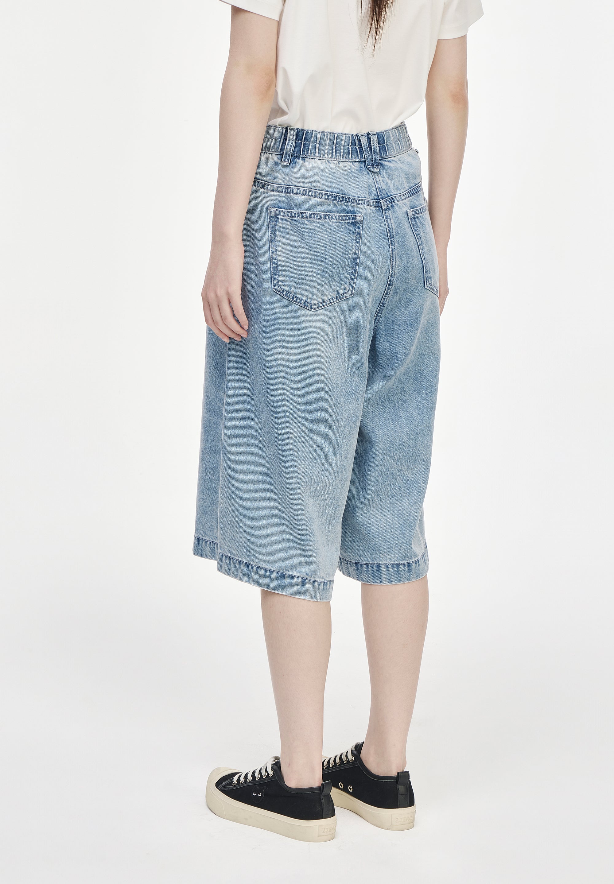 PANTHER LYOCELL DENIM SHORTS