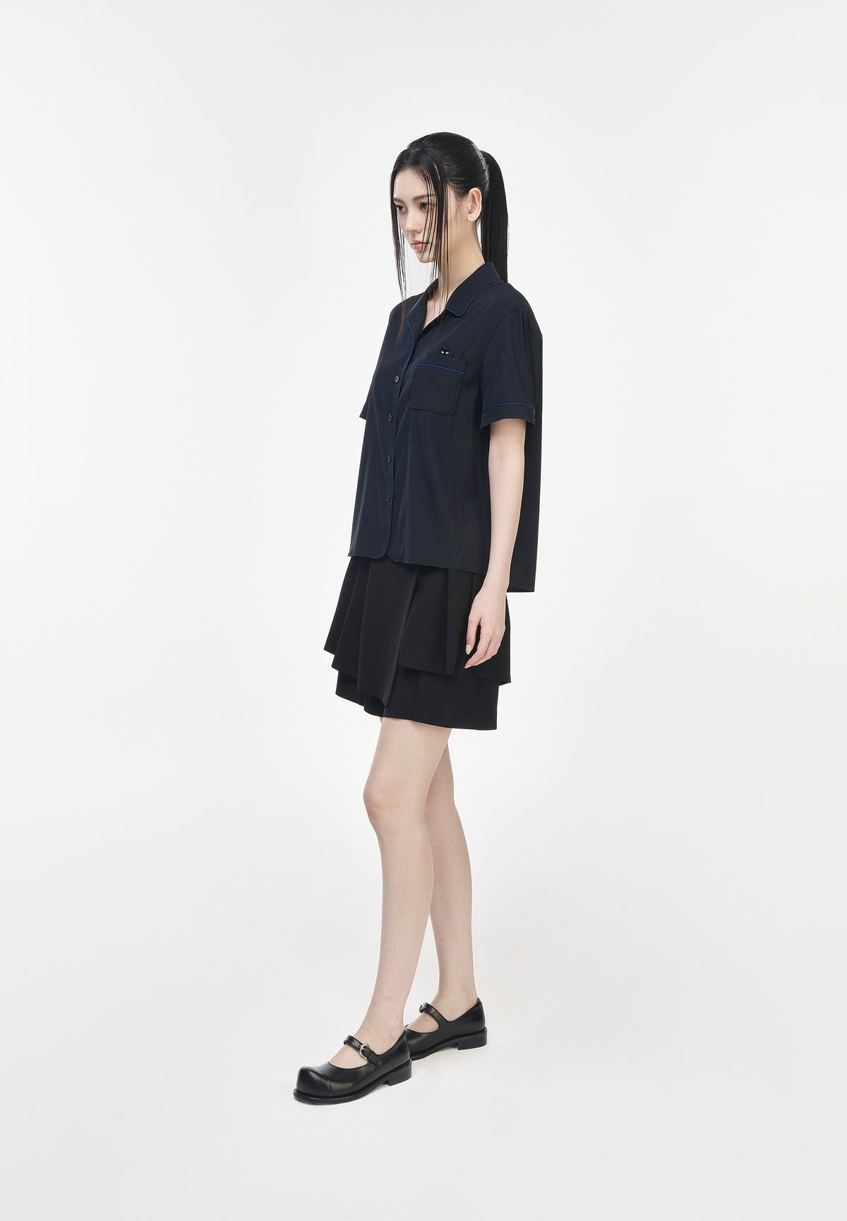 PANTHER OPEN COLLAR SHIRT