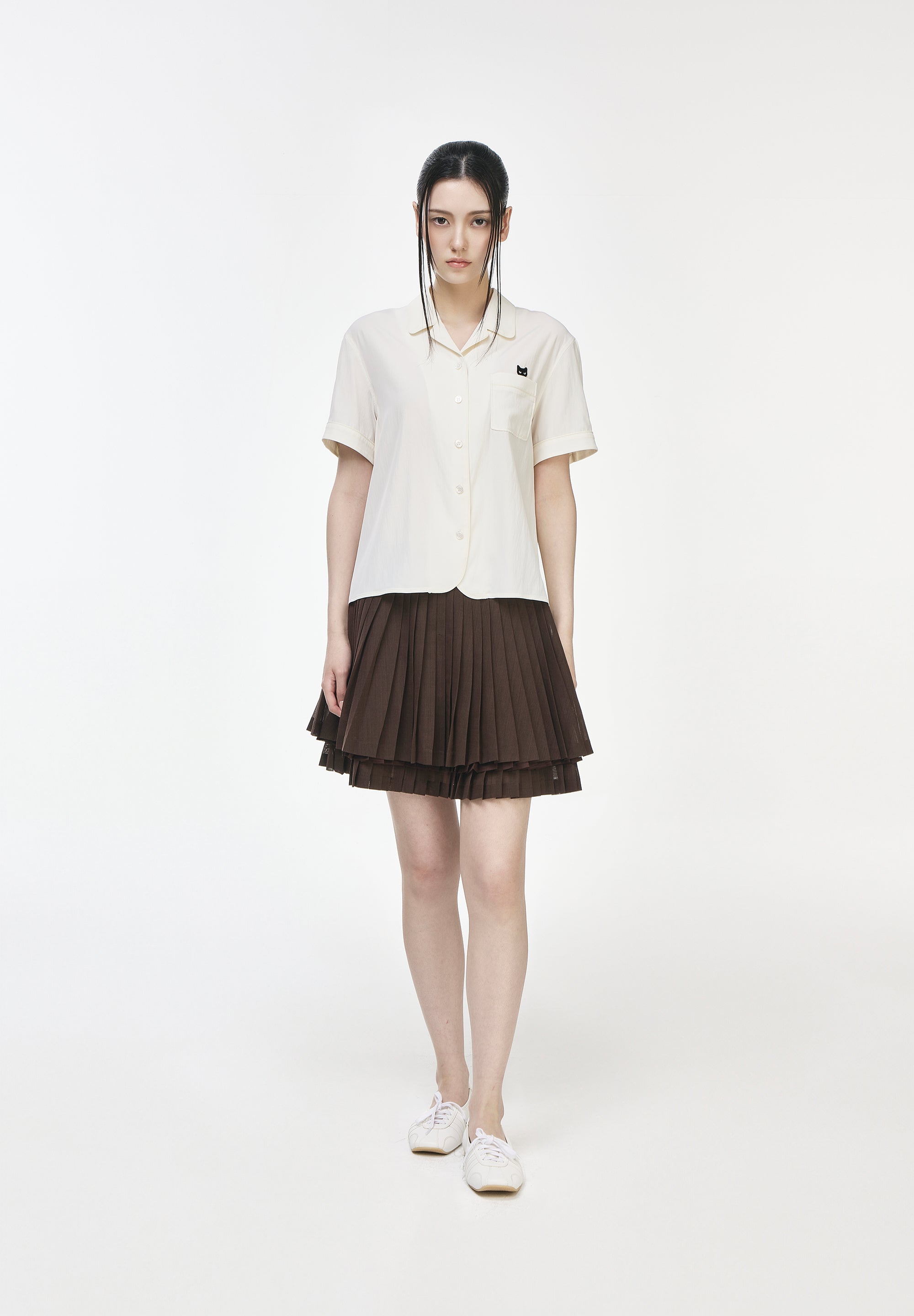PANTHER OPEN COLLAR SHIRT