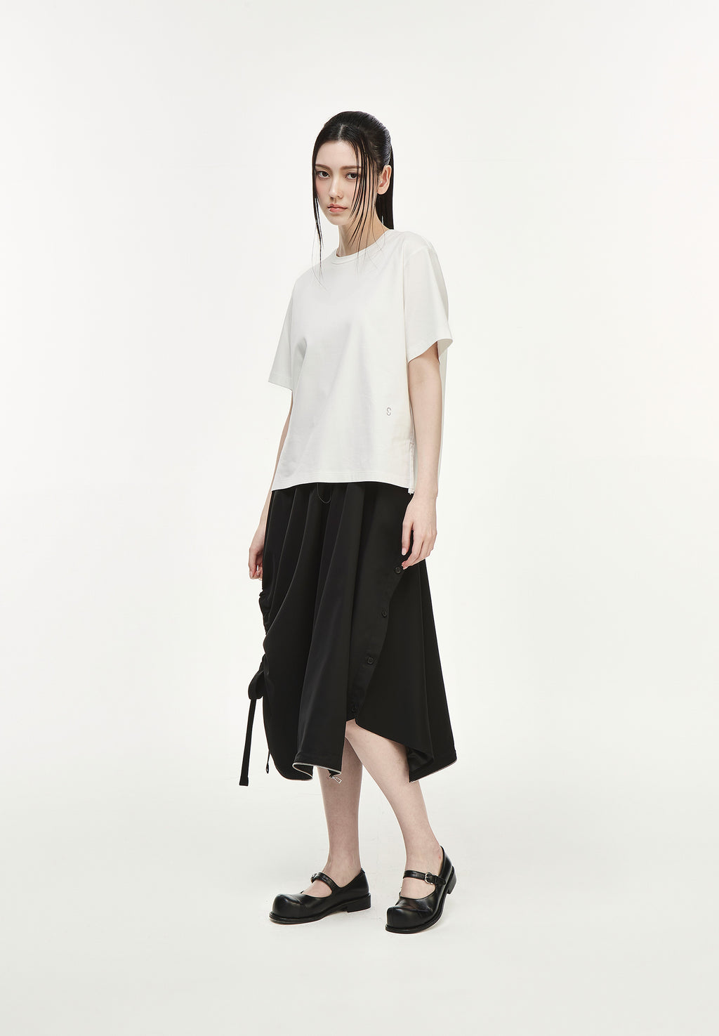ASYMMETRIC META SKIRT