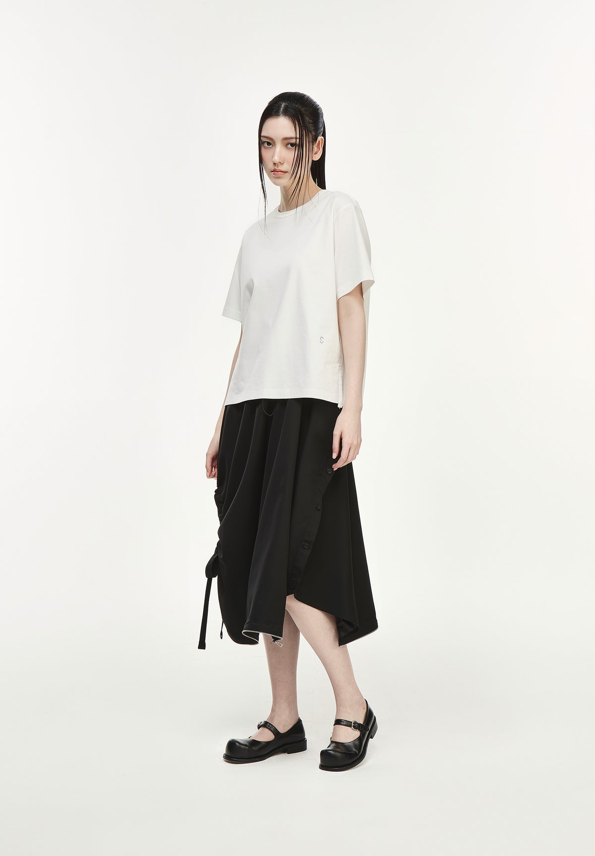 ASYMMETRIC META SKIRT