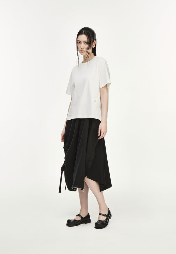 ASYMMETRIC META SKIRT