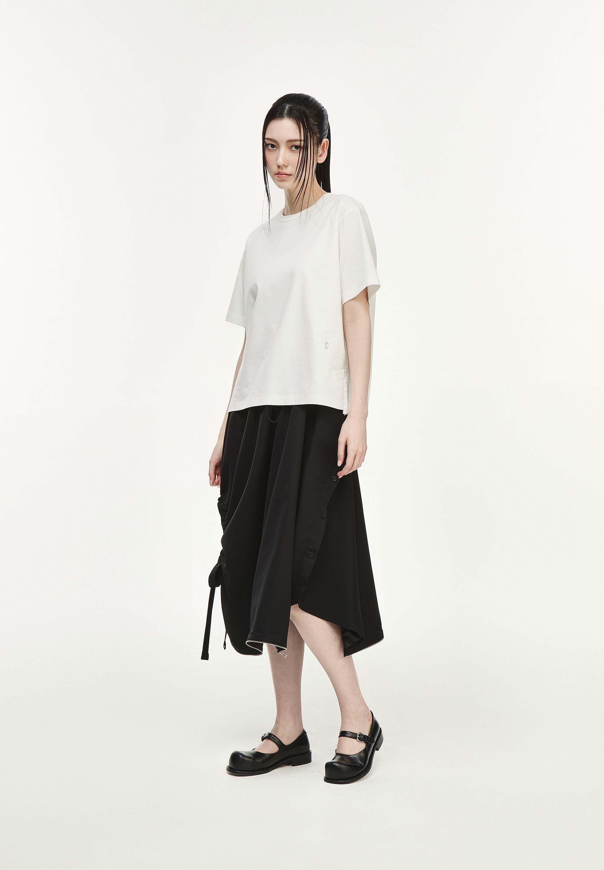 SONGZIO WOMAN ASYMMETRIC META SKIRT