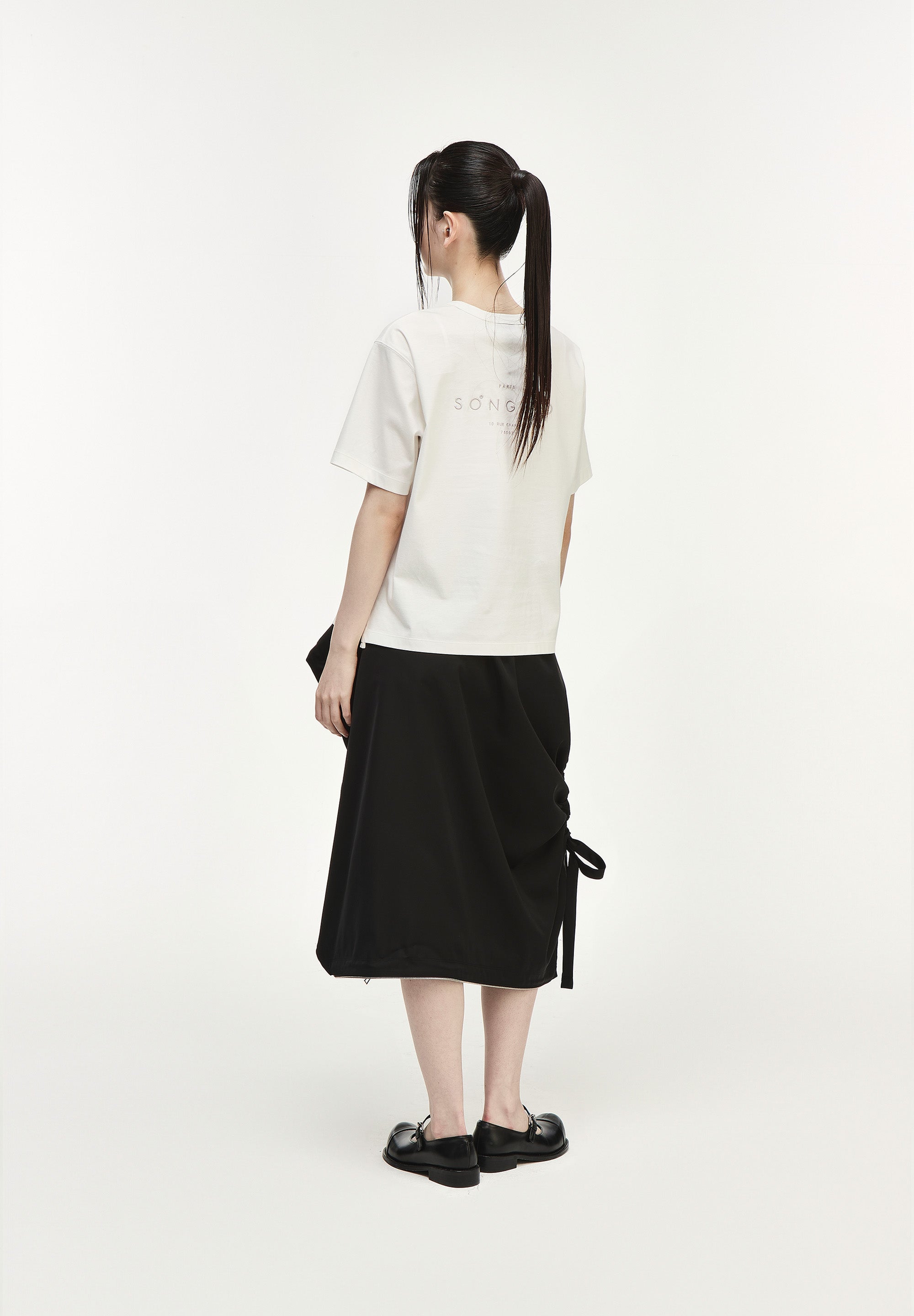 SONGZIO WOMAN ASYMMETRIC META SKIRT