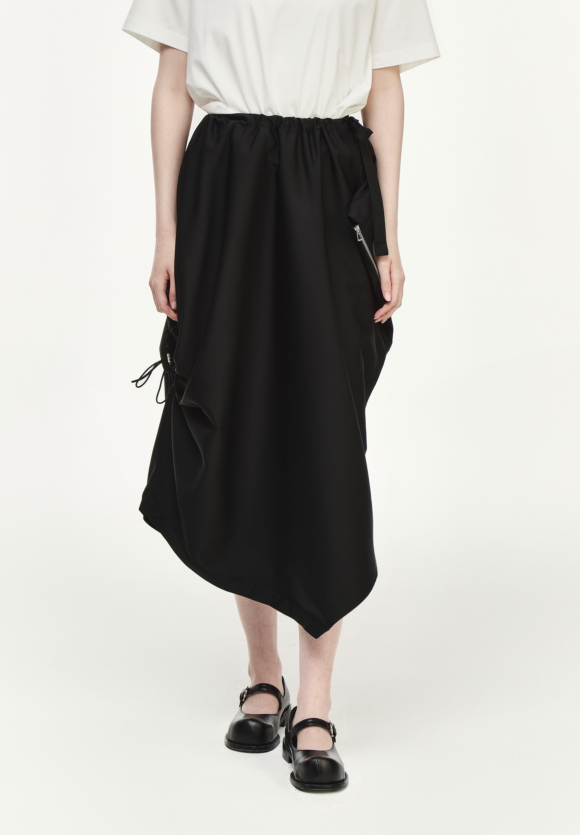 ASYMMETRIC META SKIRT