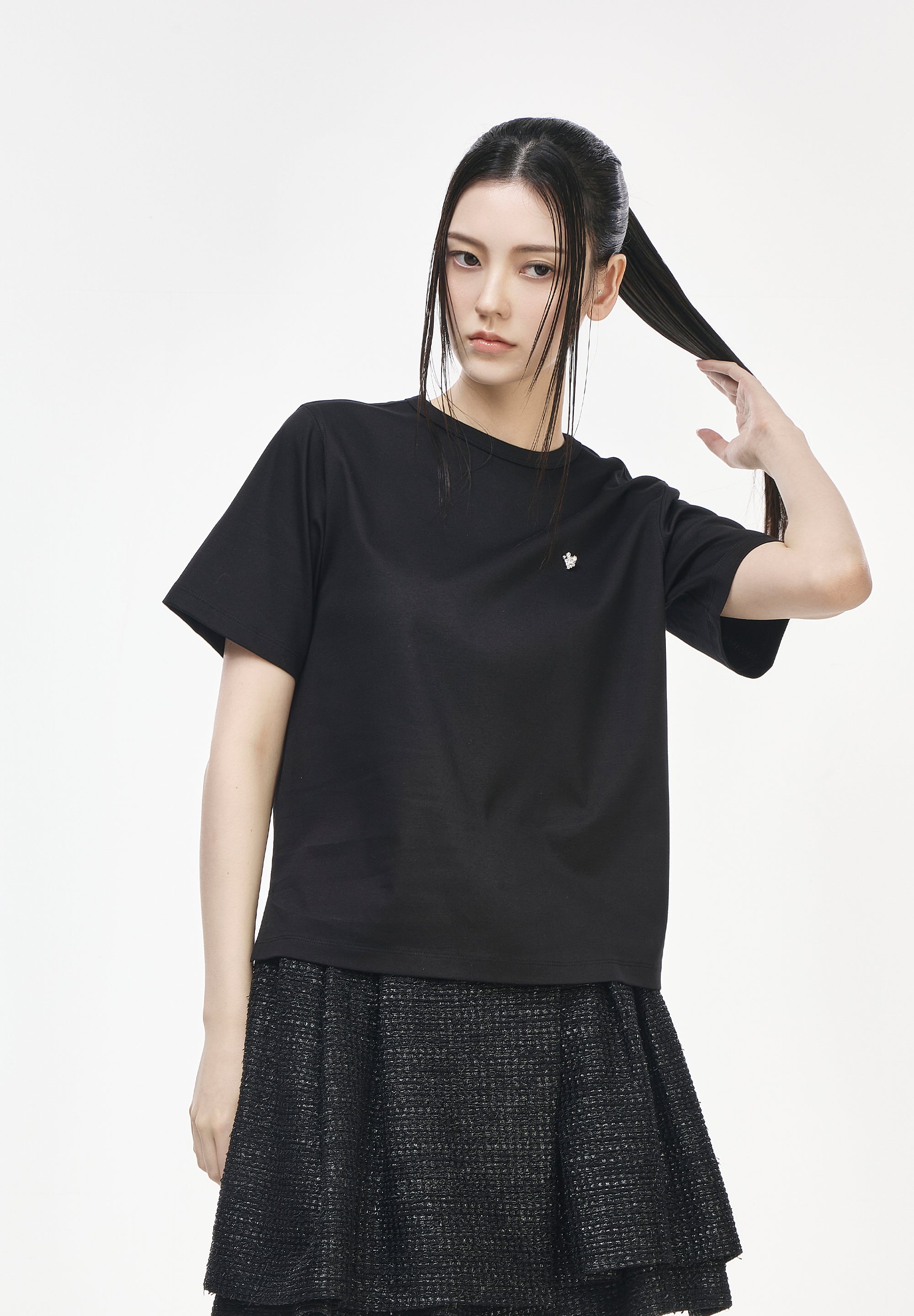 HEART STONE SLIM T SHIRT