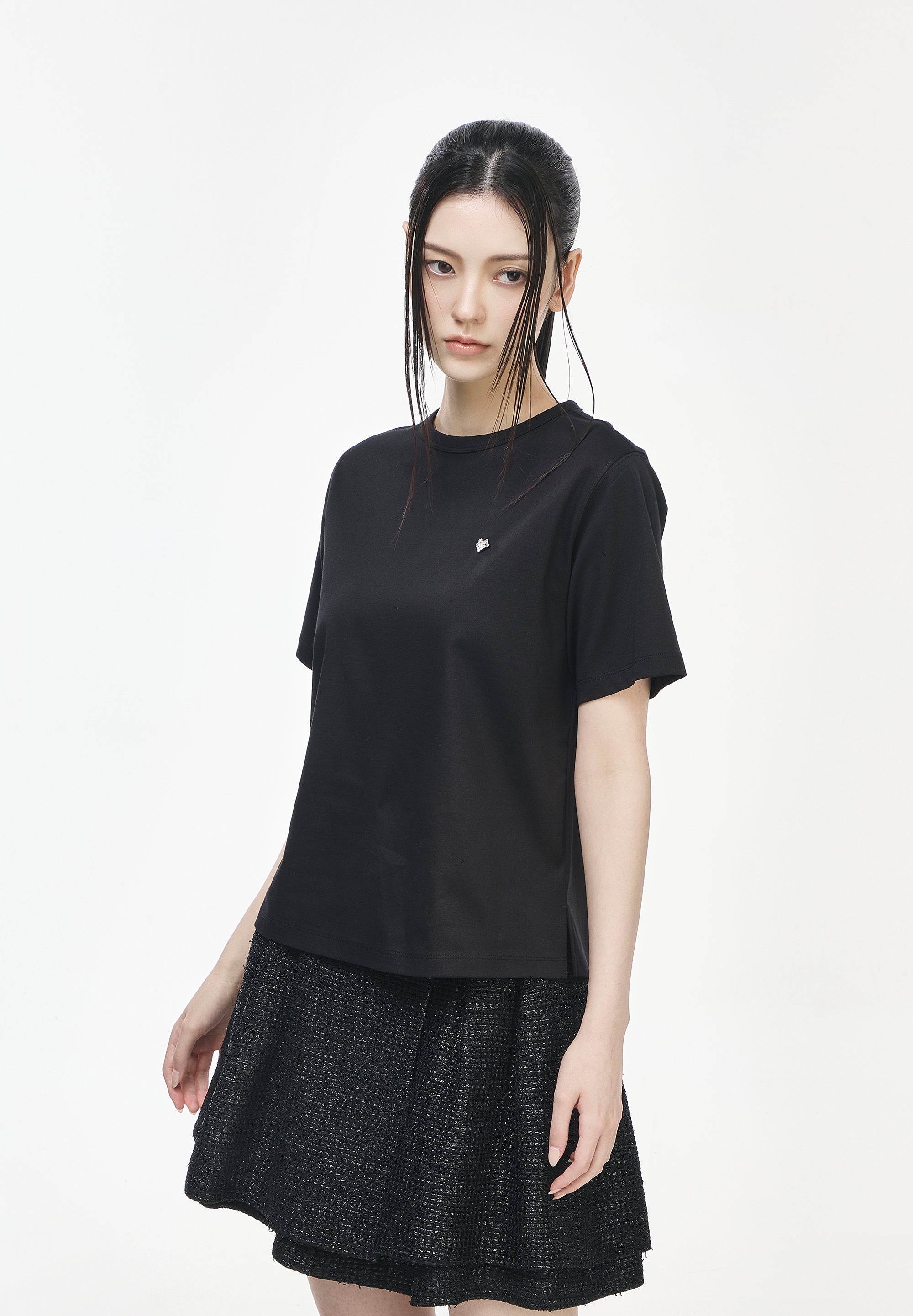 HEART STONE SLIM T SHIRT