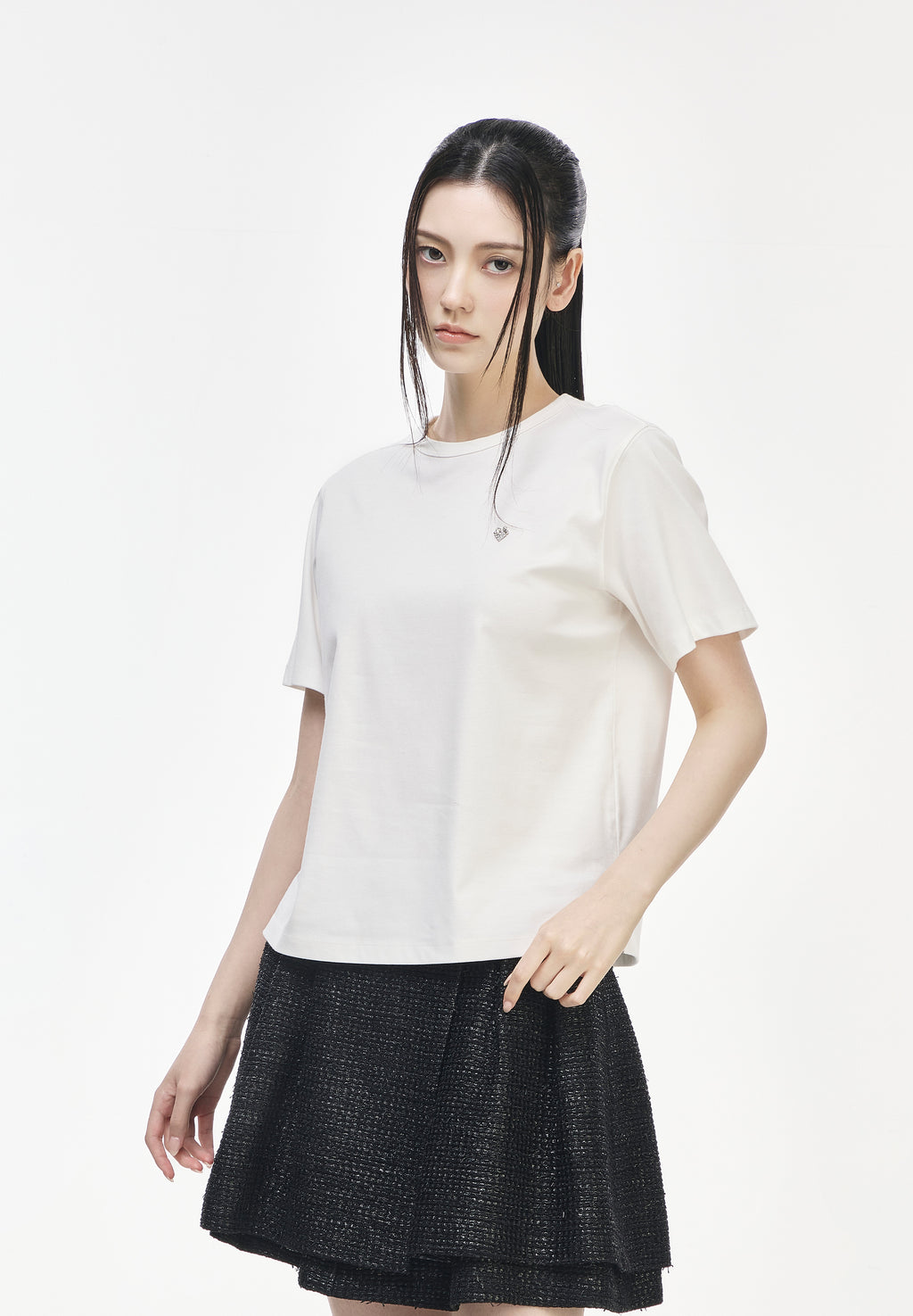HEART STONE SLIM T SHIRT