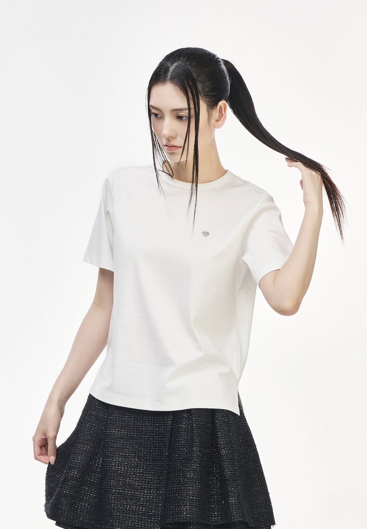 HEART STONE SLIM T SHIRT