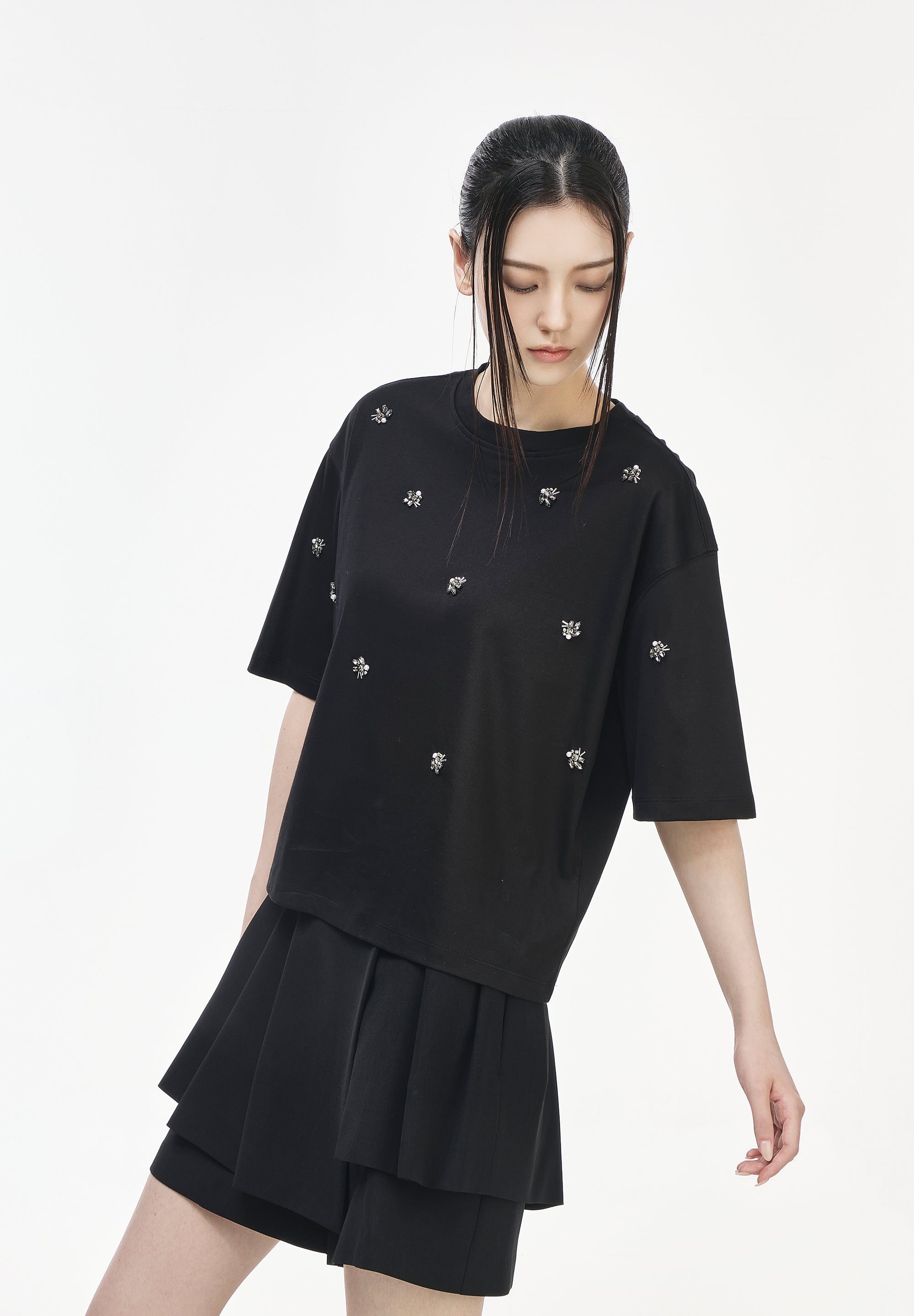 PAPILLON CROP T SHIRT