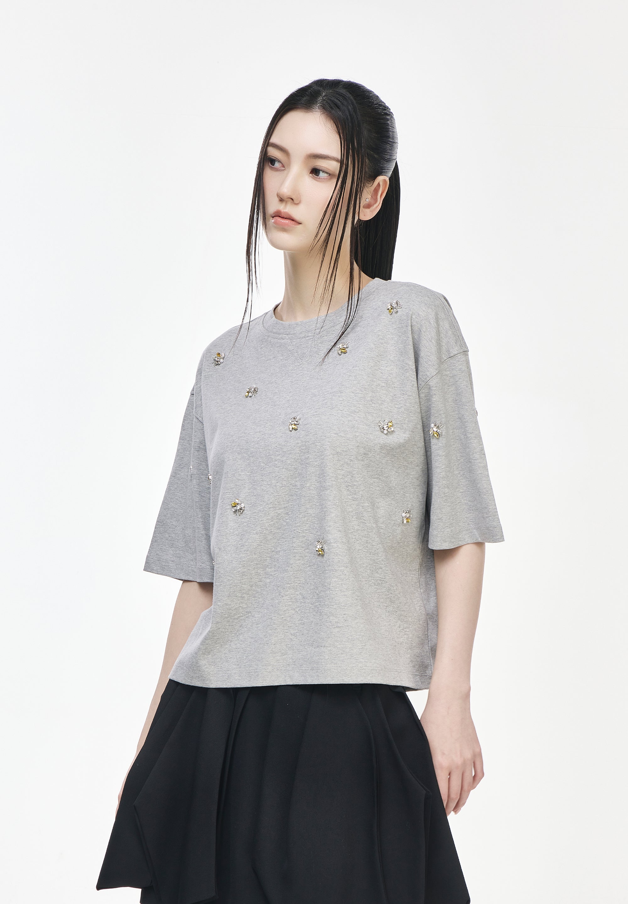 PAPILLON CROP T SHIRT