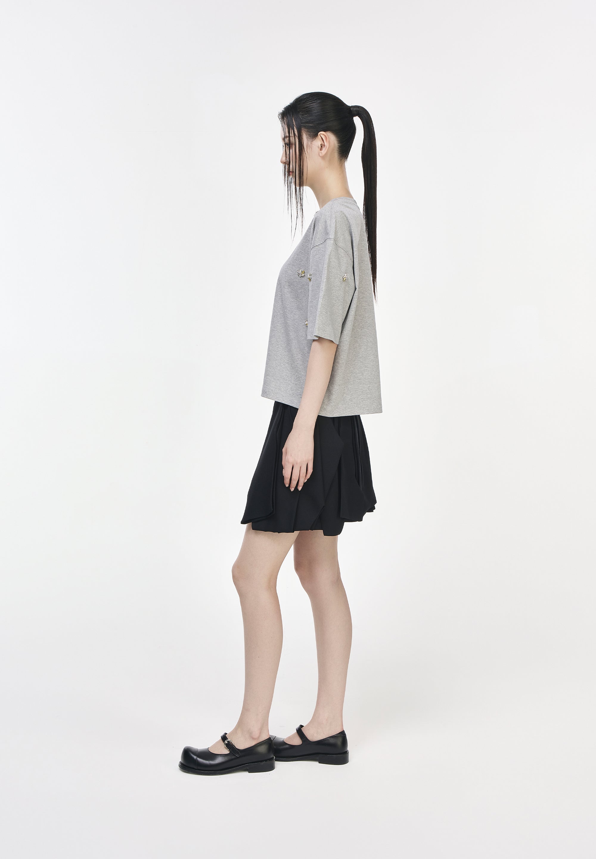 PAPILLON CROP T SHIRT