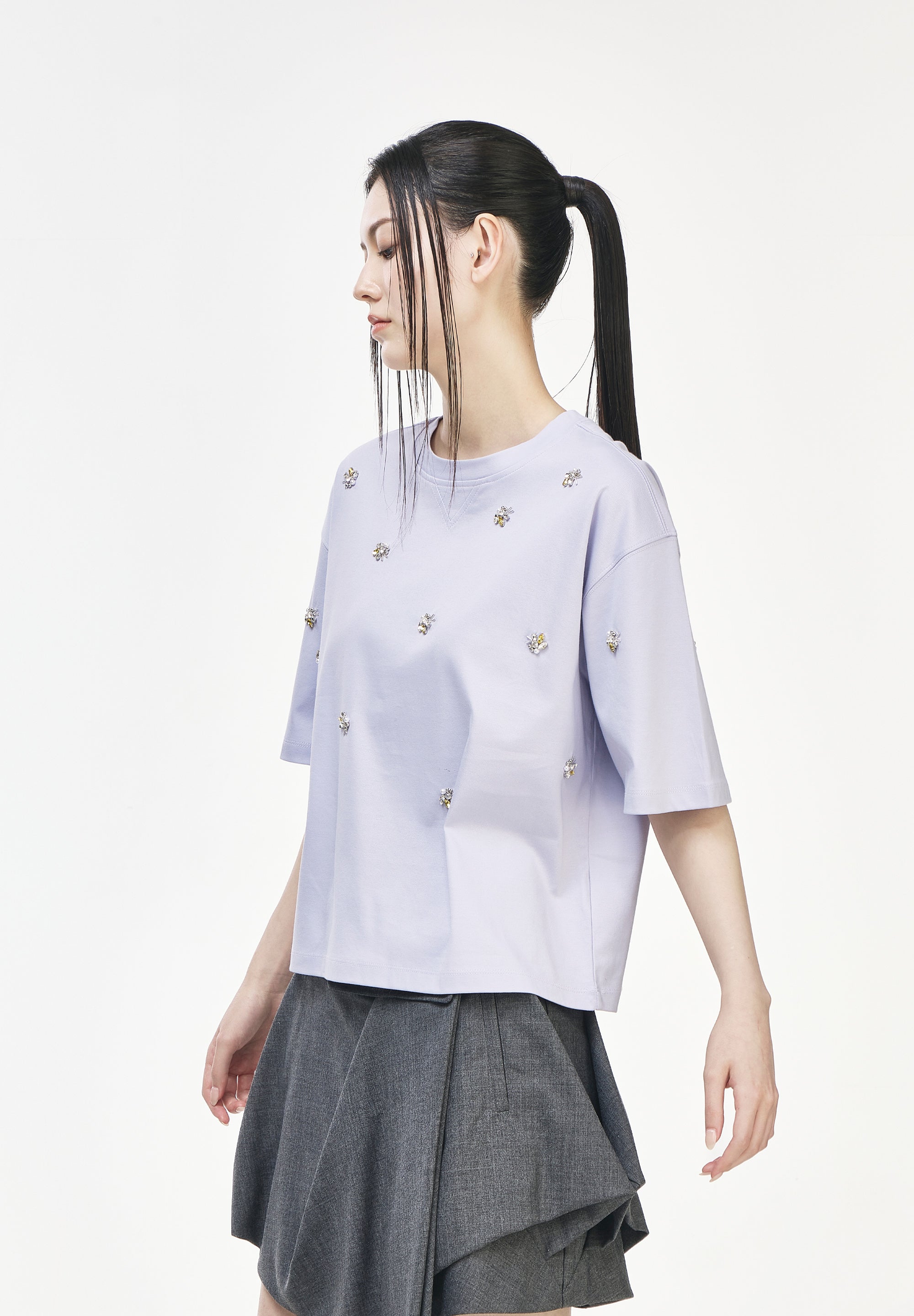 PAPILLON CROP T SHIRT