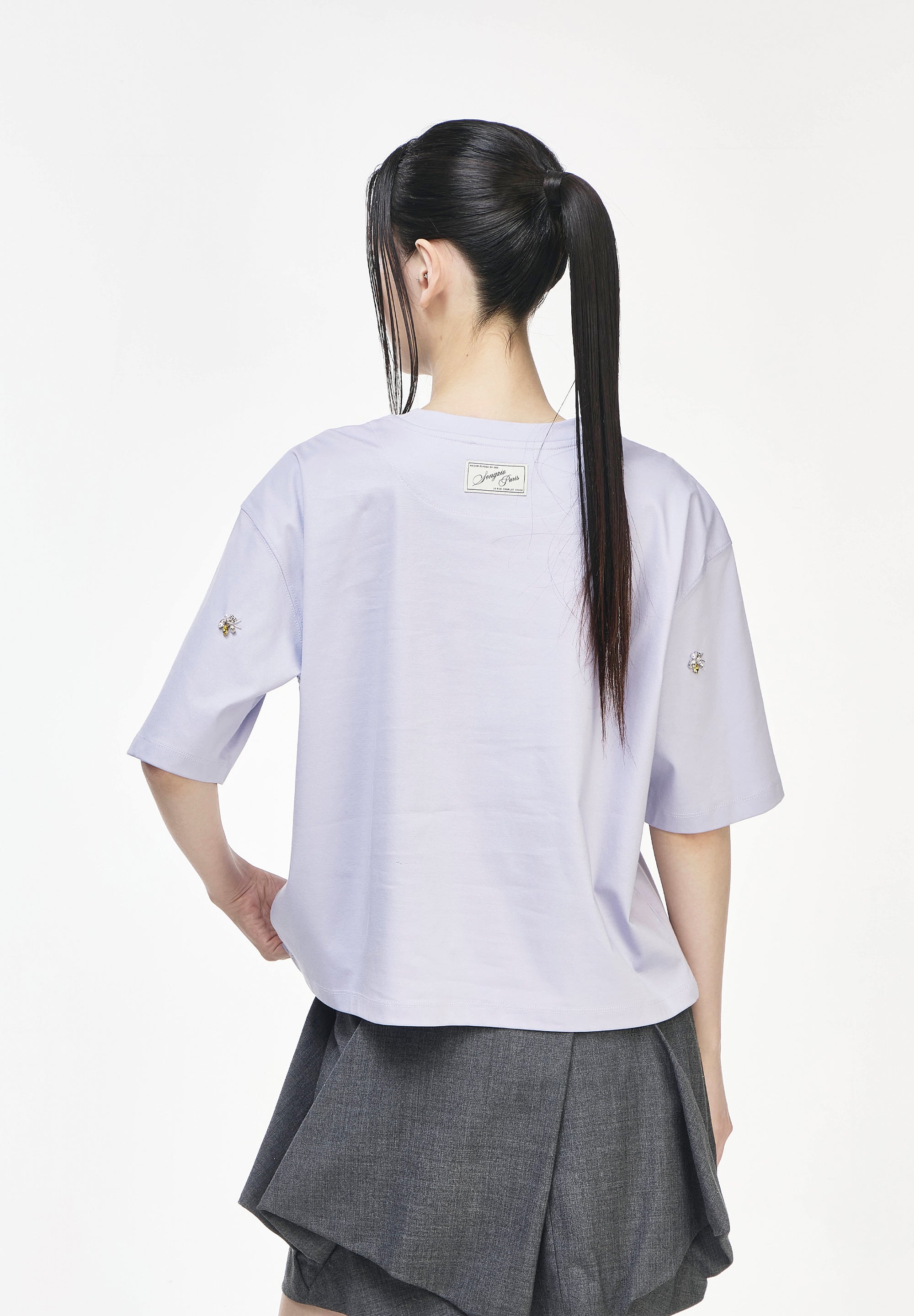 PAPILLON CROP T SHIRT