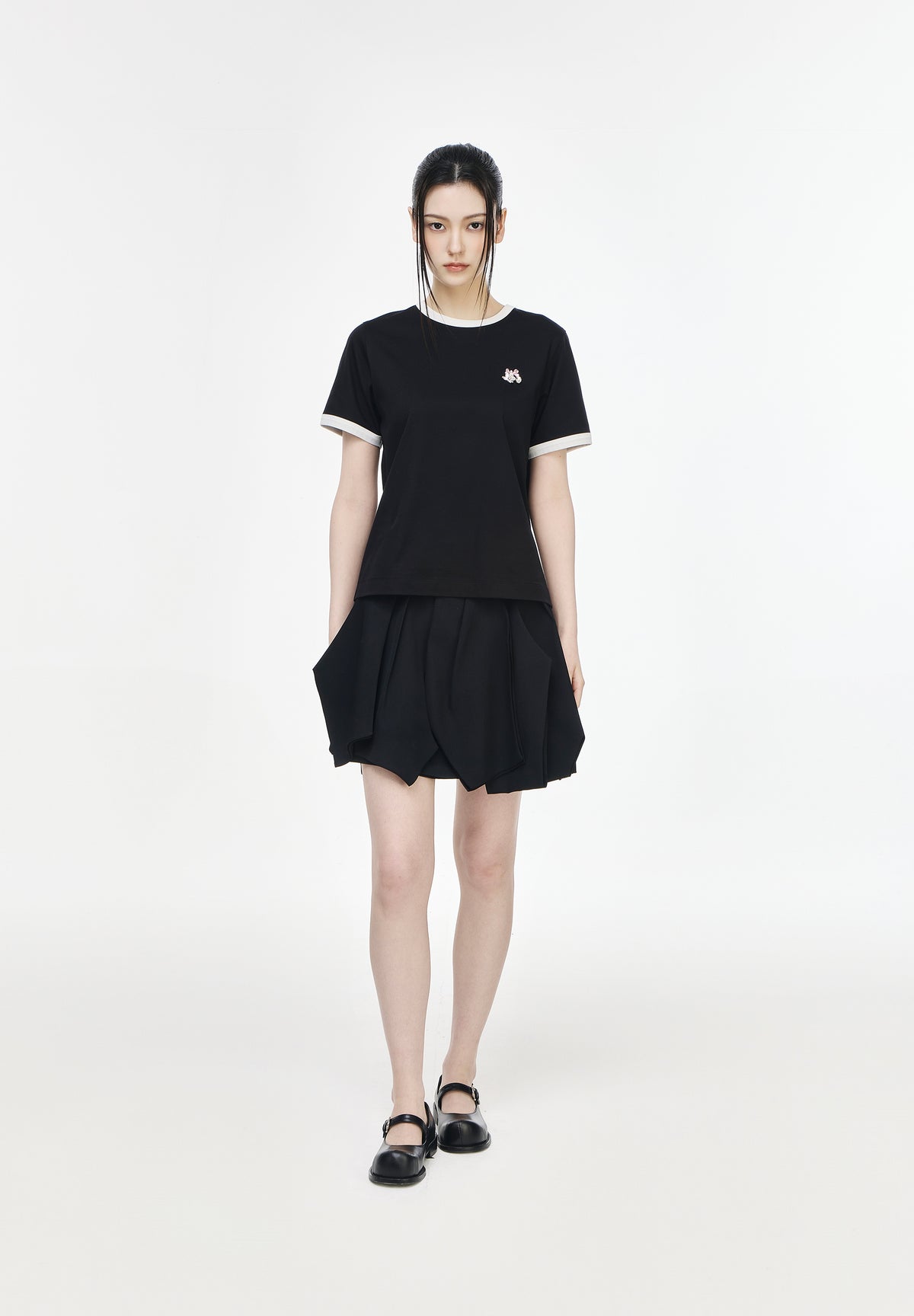 MINNIE JEWEL APPLIQUE T SHIRT