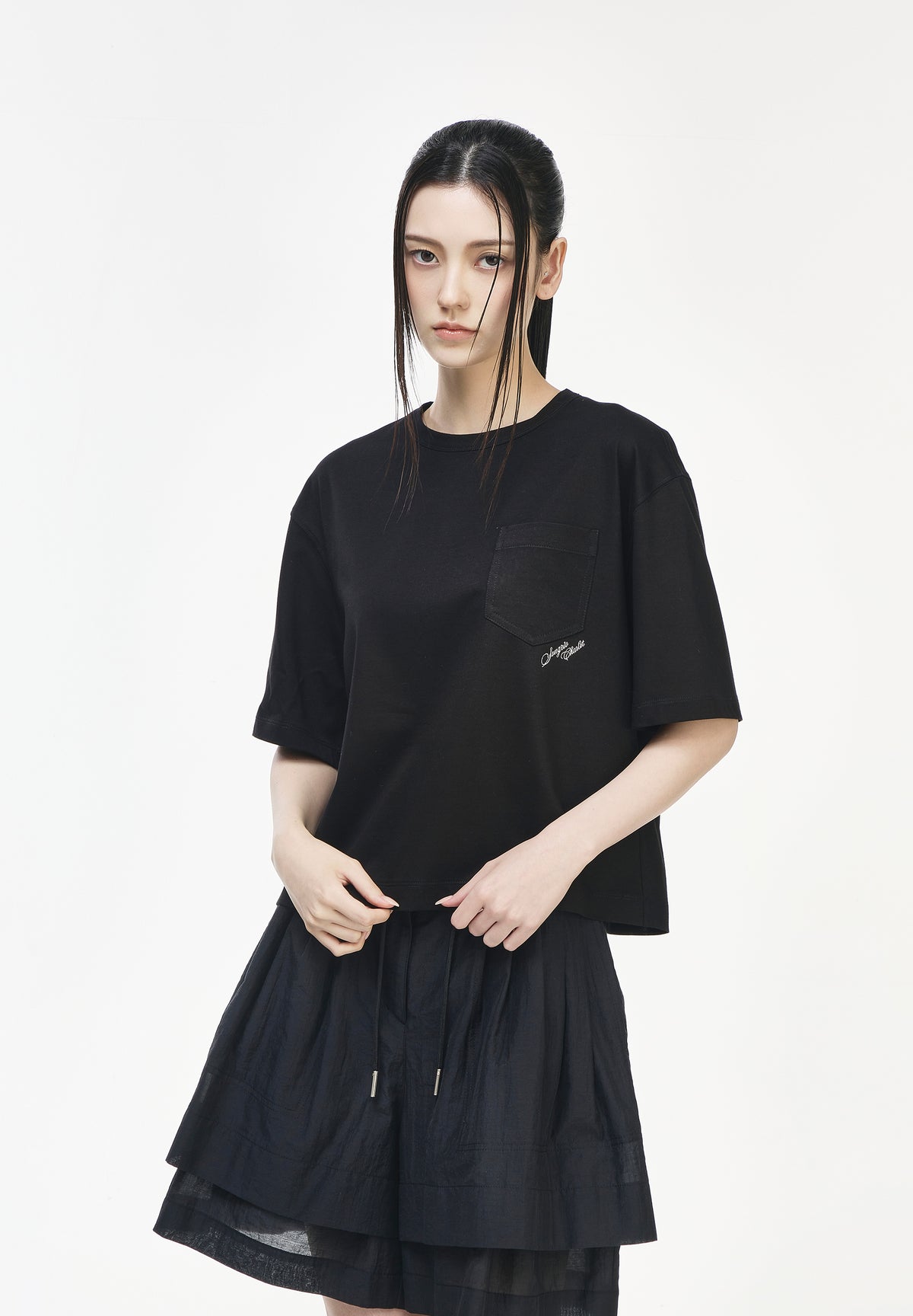 CHARLOT ECRITURE CROP T SHIRT