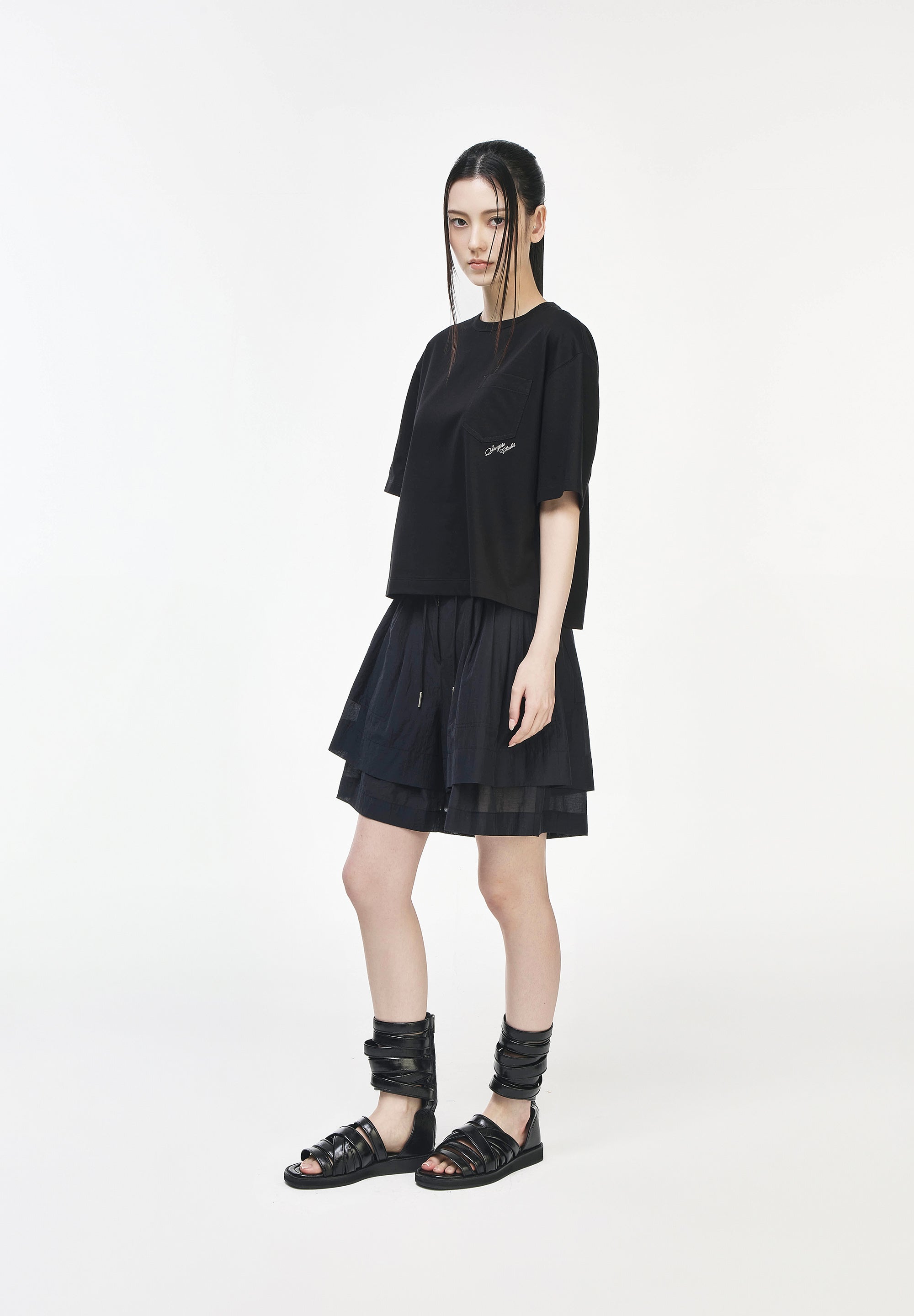 CHARLOT ECRITURE CROP T SHIRT