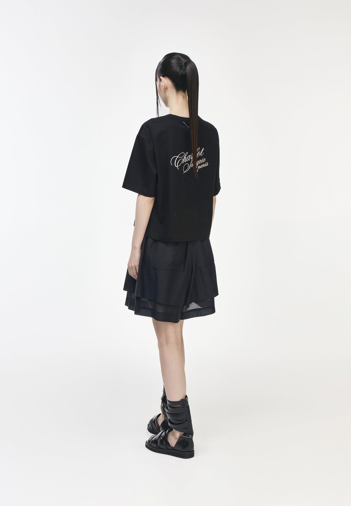 CHARLOT ECRITURE CROP T SHIRT