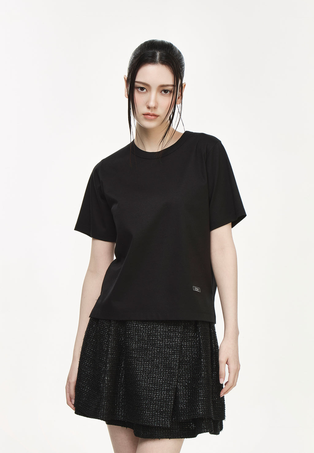 FLEUR EMBROIDERED T SHIRT