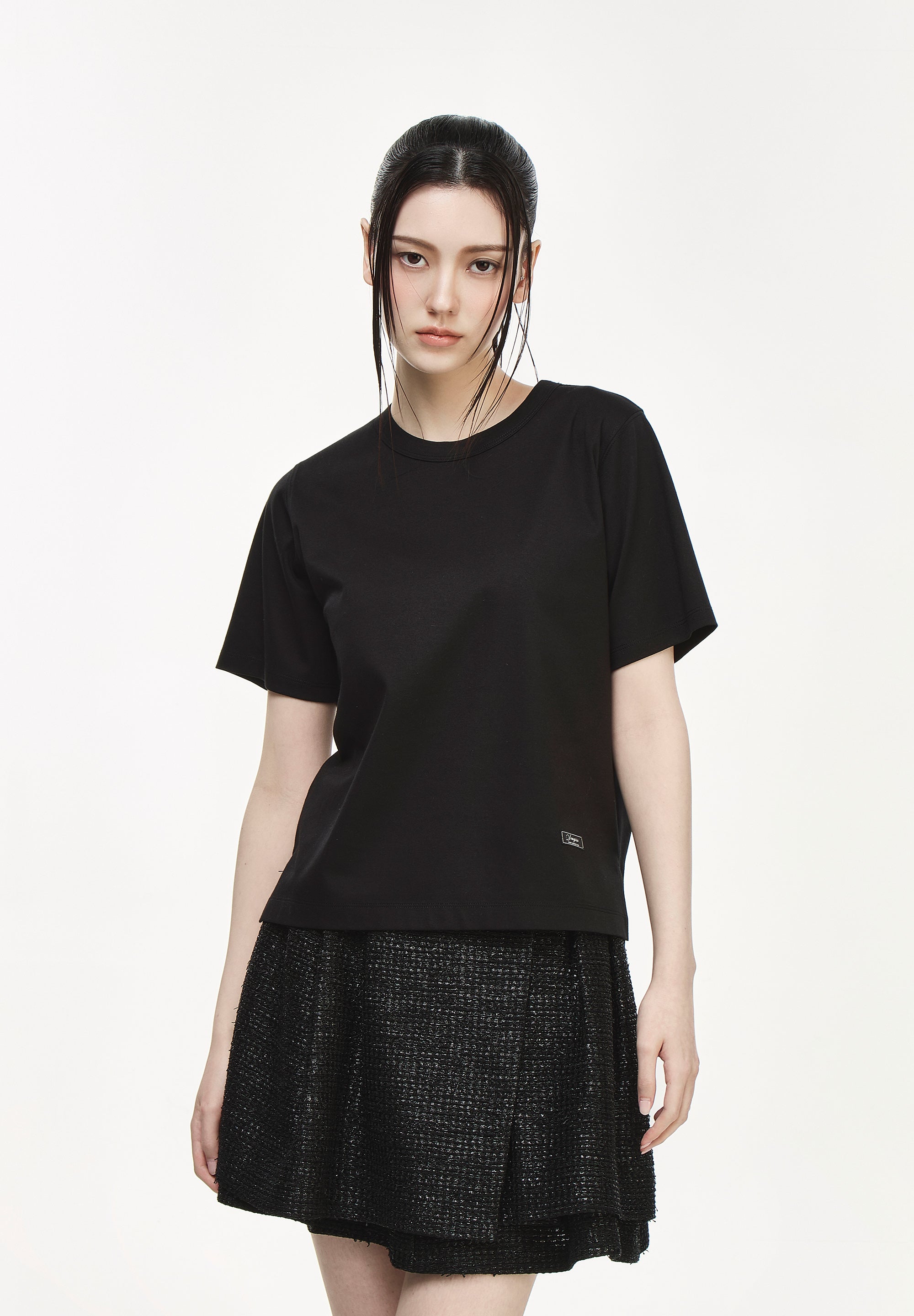 FLEUR EMBROIDERED T SHIRT