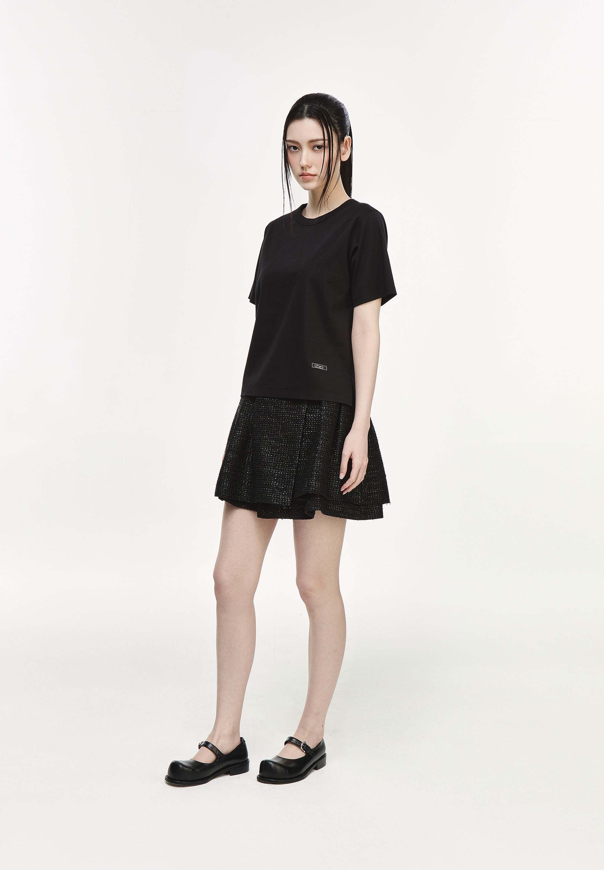 FLEUR EMBROIDERED T SHIRT