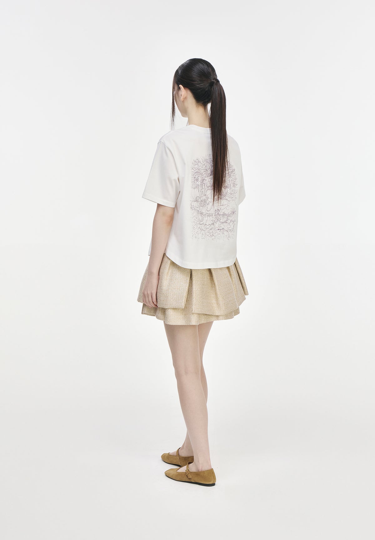 CELESTIAL EMBROIDERED T SHIRT