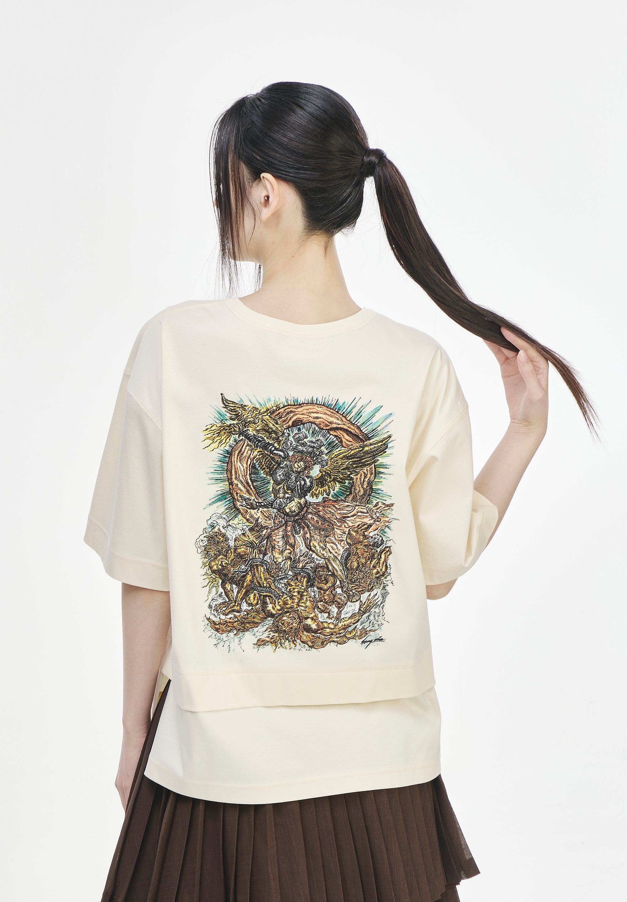 ARCHANGEL EMBROIDERED T SHIRT