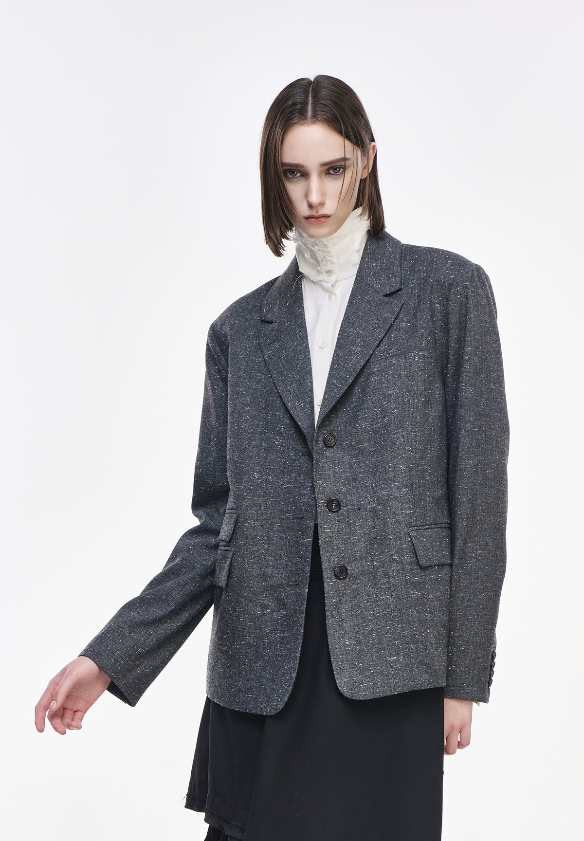 VESTE ARTISANALE TROIS BOUTONS