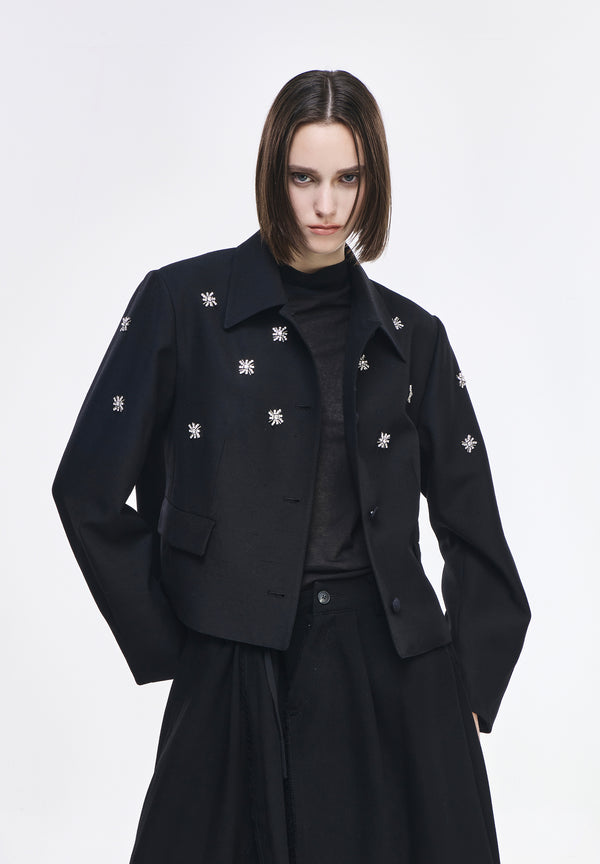 VESTE BIJOU EN JACQUARD