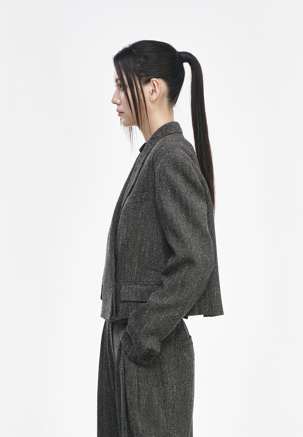 LAYERED CROP JACKET