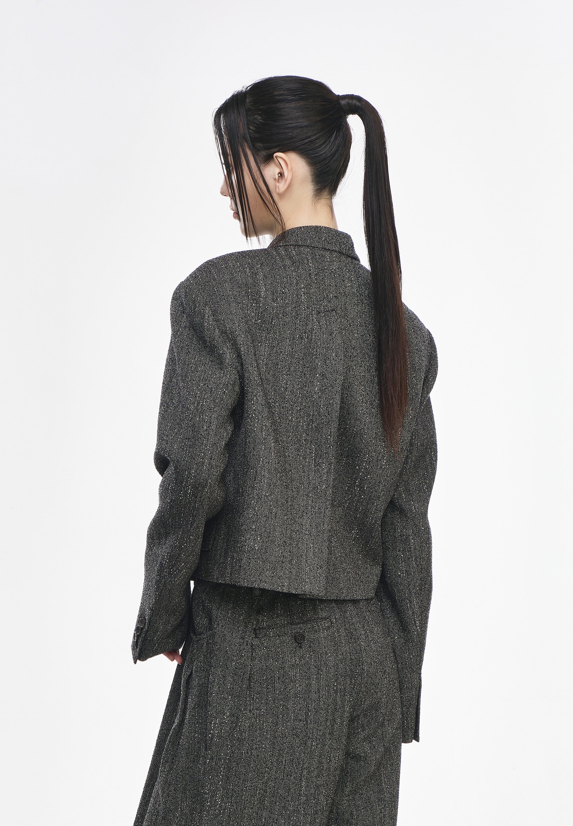 LAYERED CROP JACKET