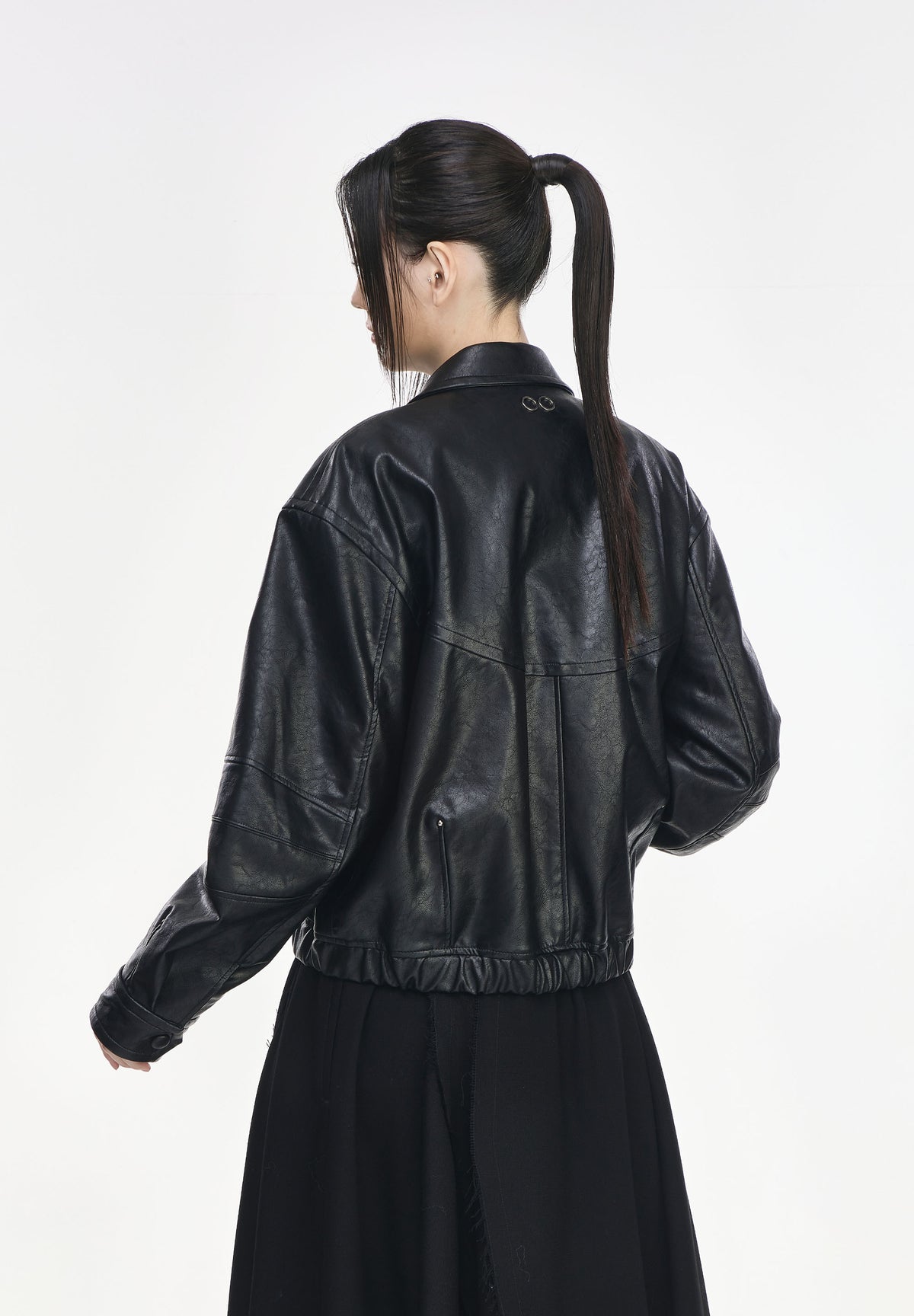 FLUTE LEATHER SHIRT