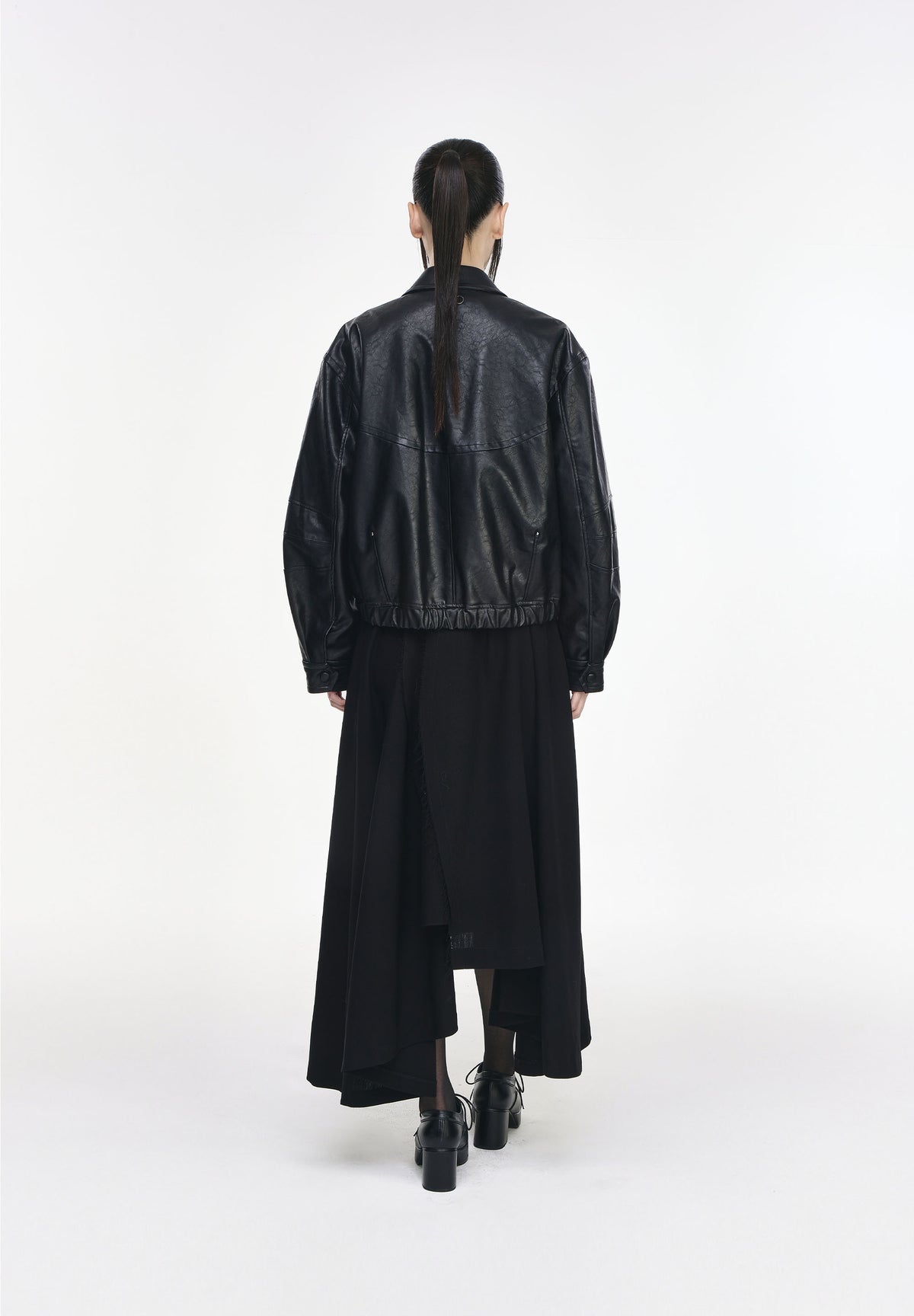 FLUTE LEATHER SHIRT