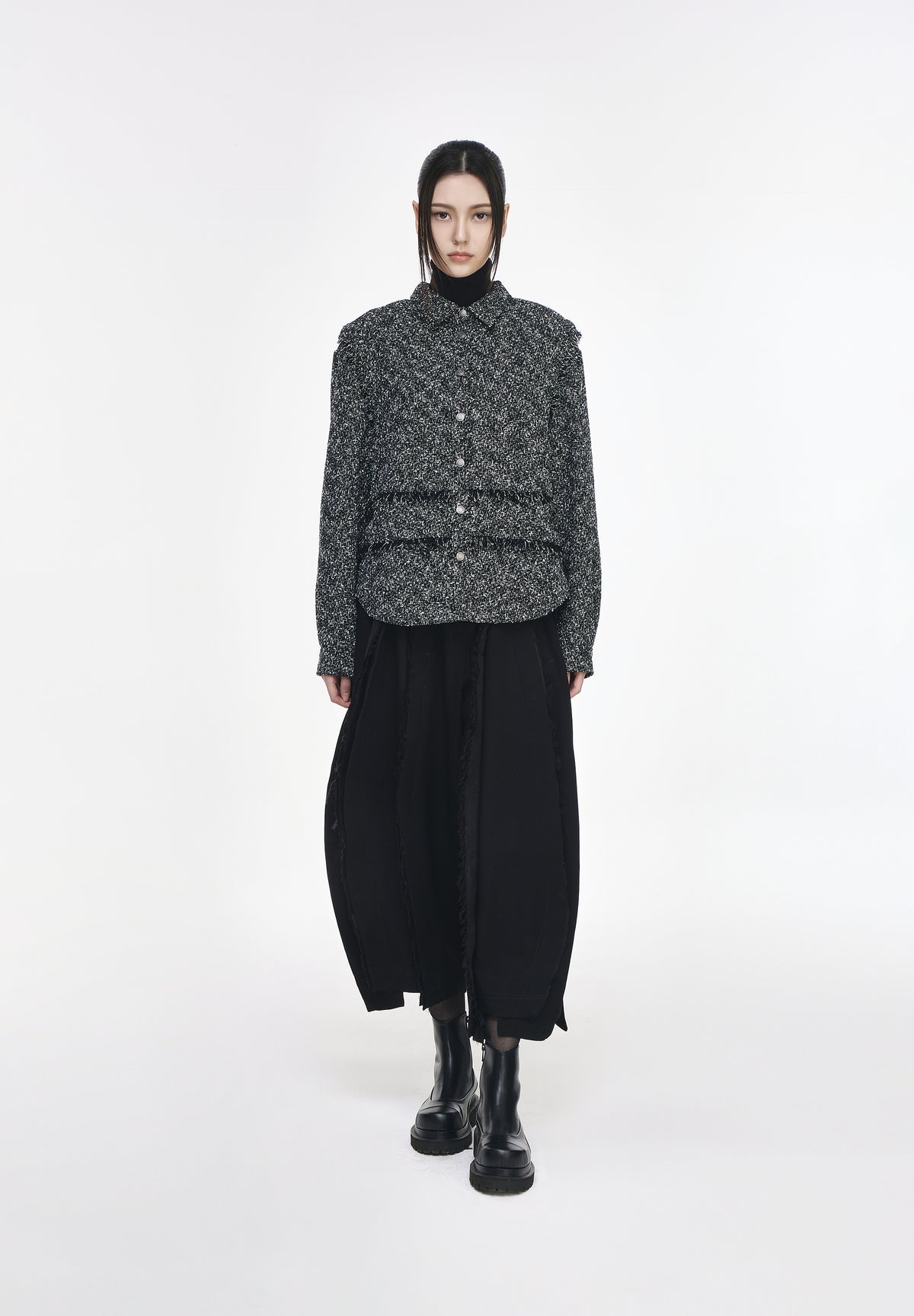 PLATE TWEED JACKET