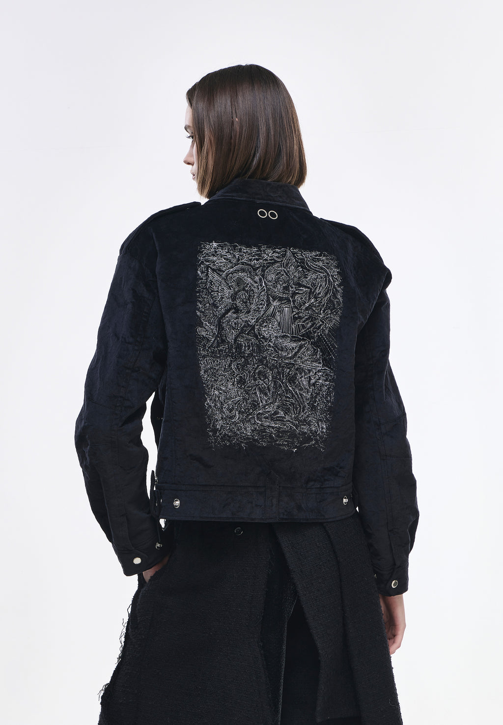 TORQUE EMBROIDERED VELVET JACKET