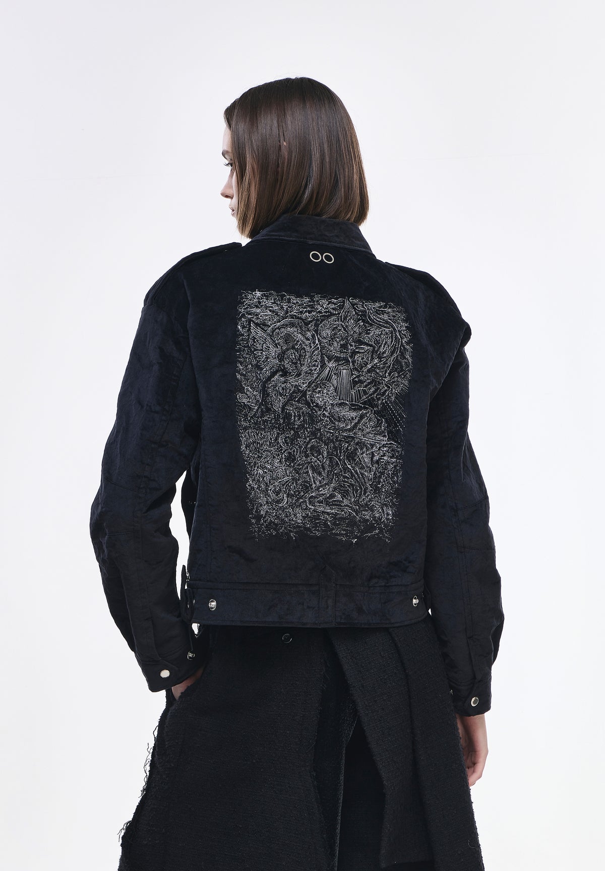 TORQUE EMBROIDERED VELVET JACKET