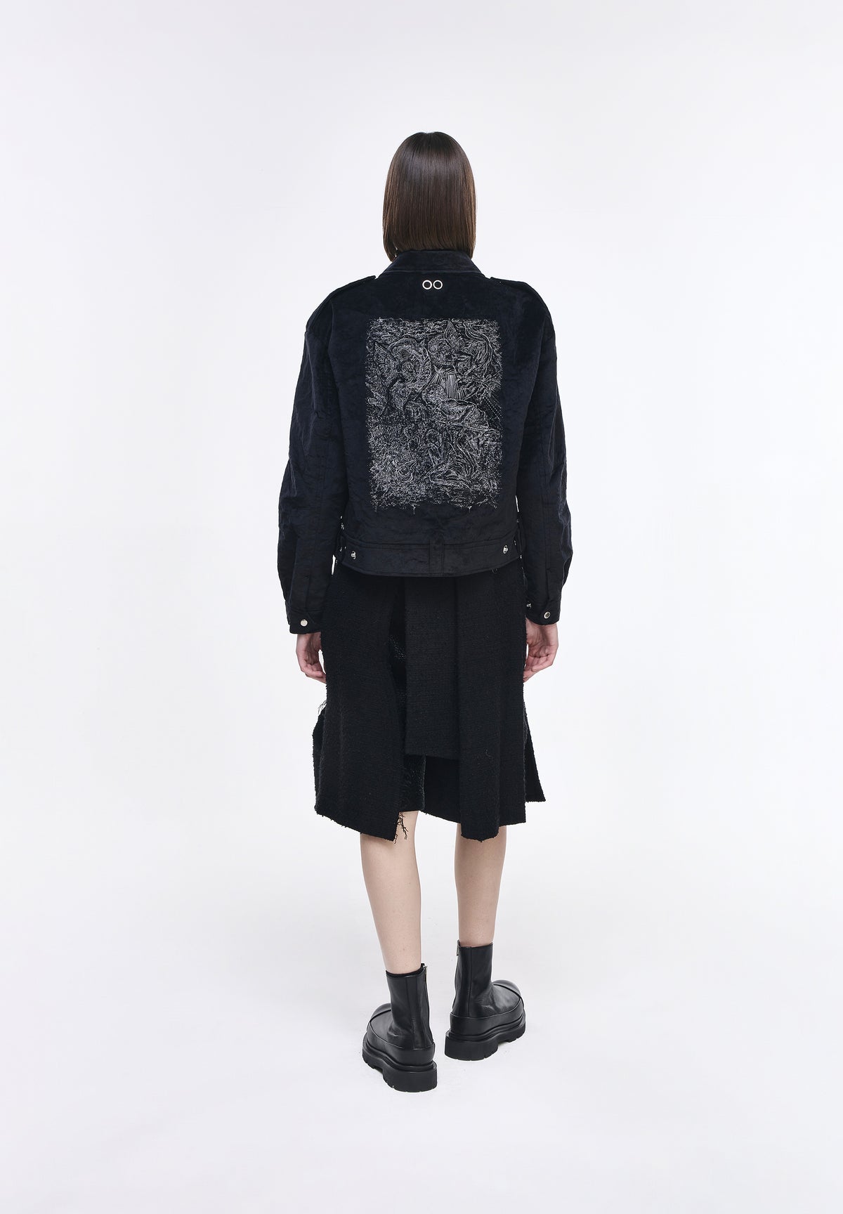 TORQUE EMBROIDERED VELVET JACKET