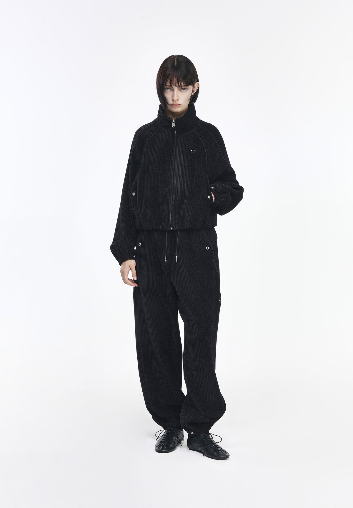ZZERO FLEECE PANTHER TRACK JUMPER