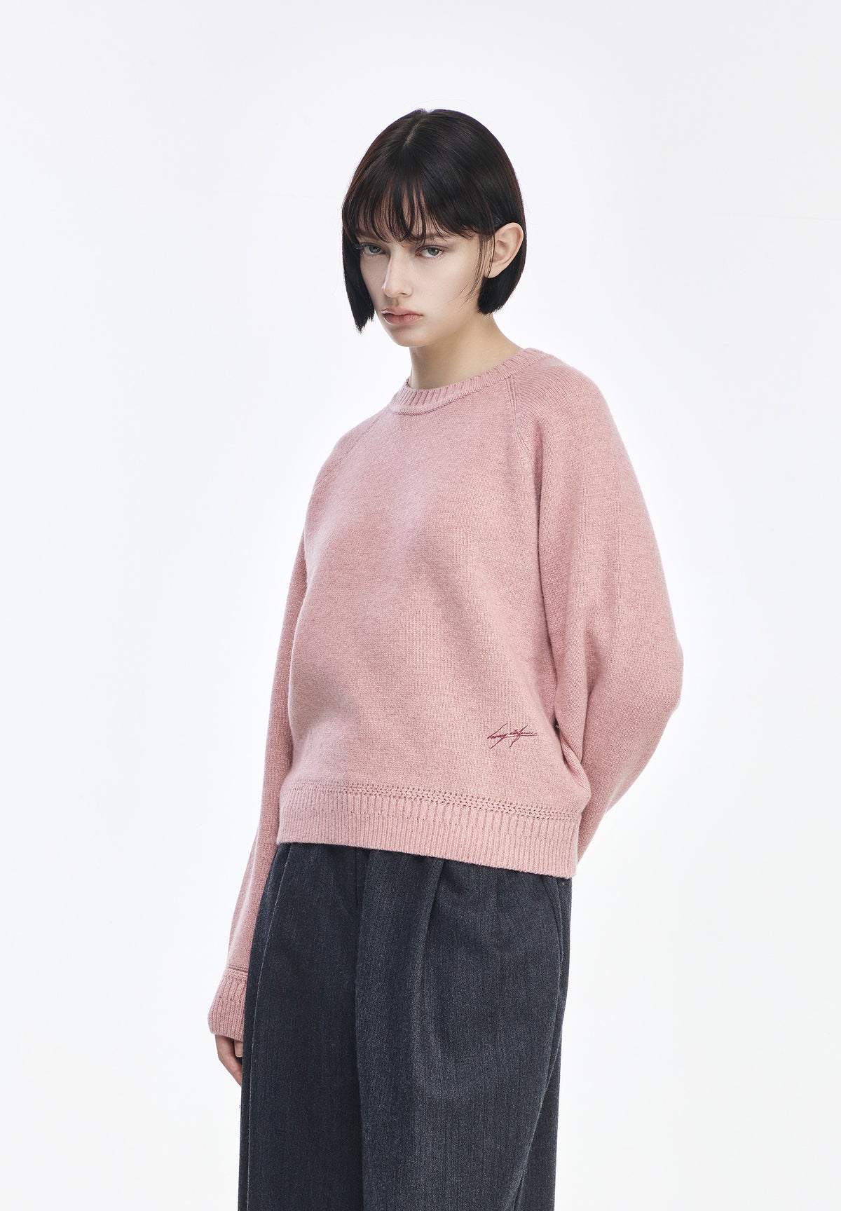 PROTHALAMION EMBROIDERED ROUND NECK KNIT