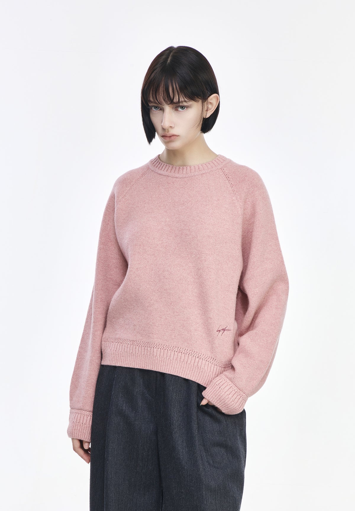 PROTHALAMION EMBROIDERED ROUND NECK KNIT