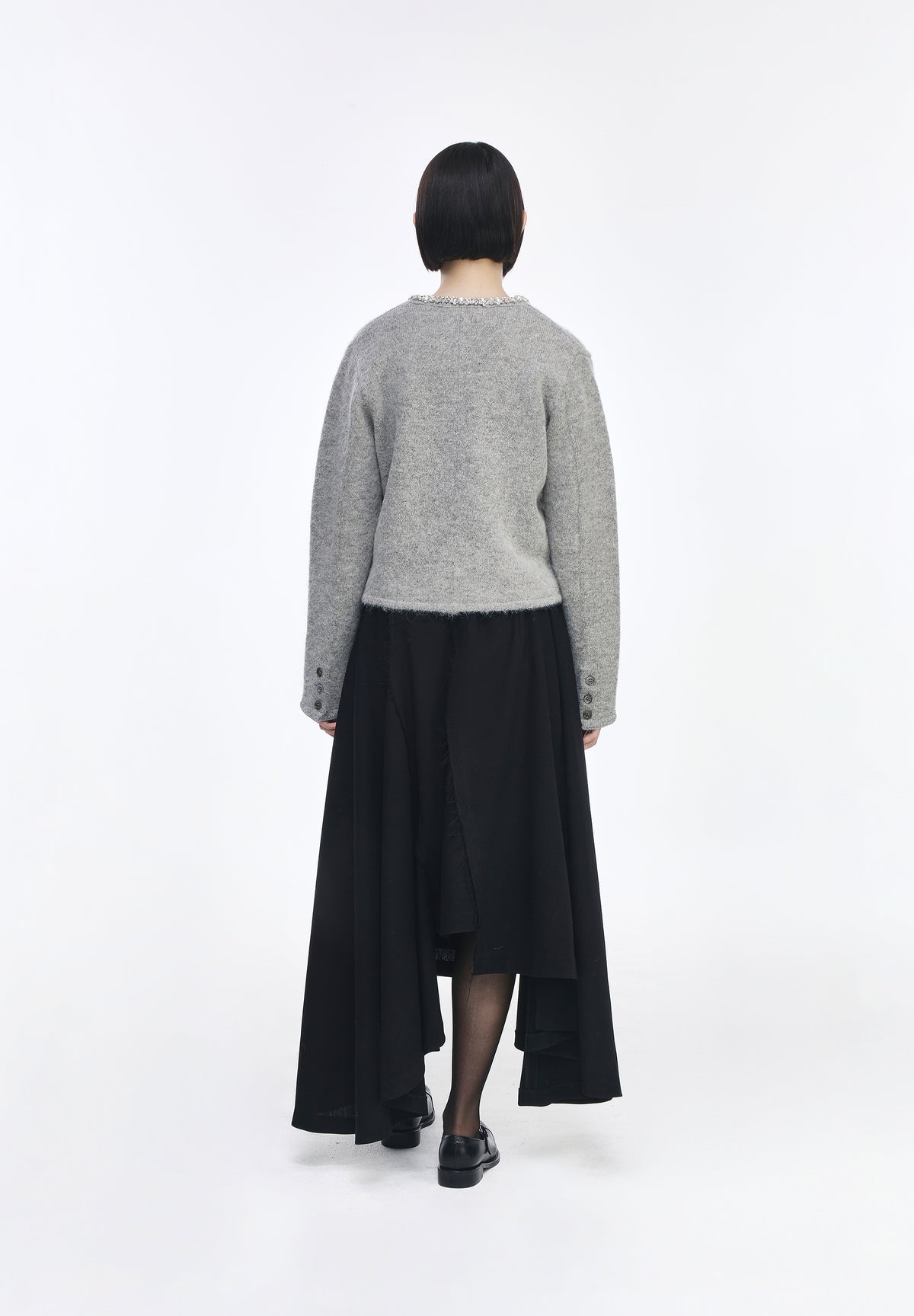 HAIRY ALPACA KNIT JACKET