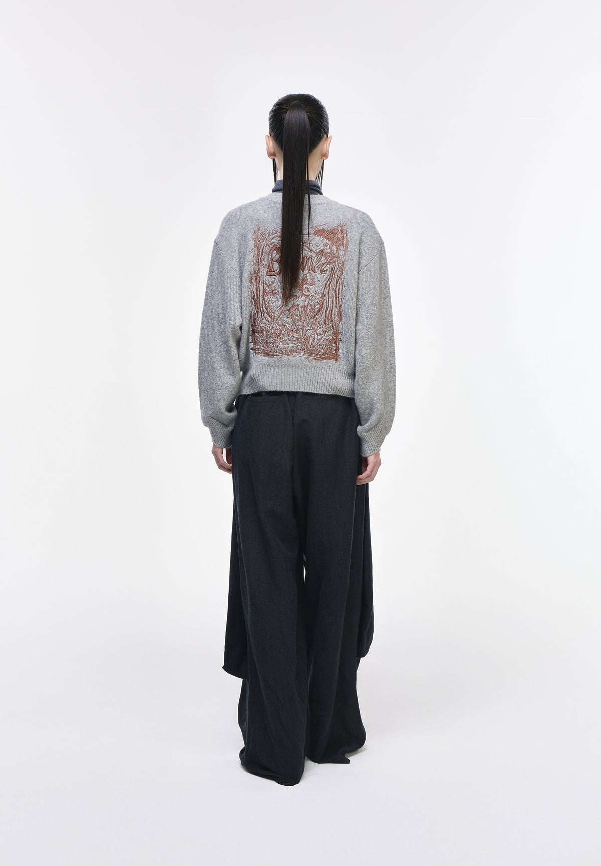 VIGNETTE BAMBI KNIT BOMBER JACKET