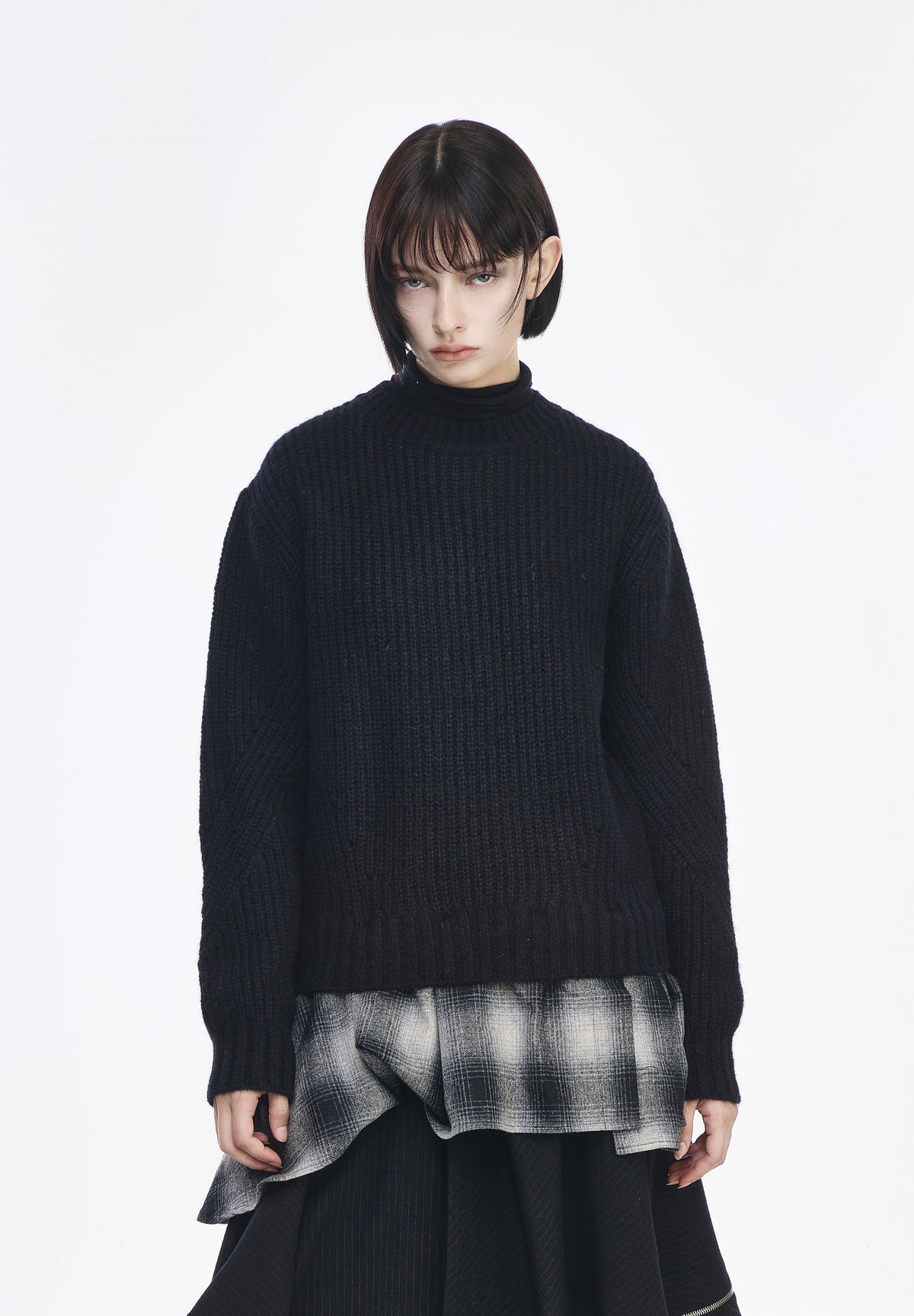 INTERLOCK CREWNECK KNIT