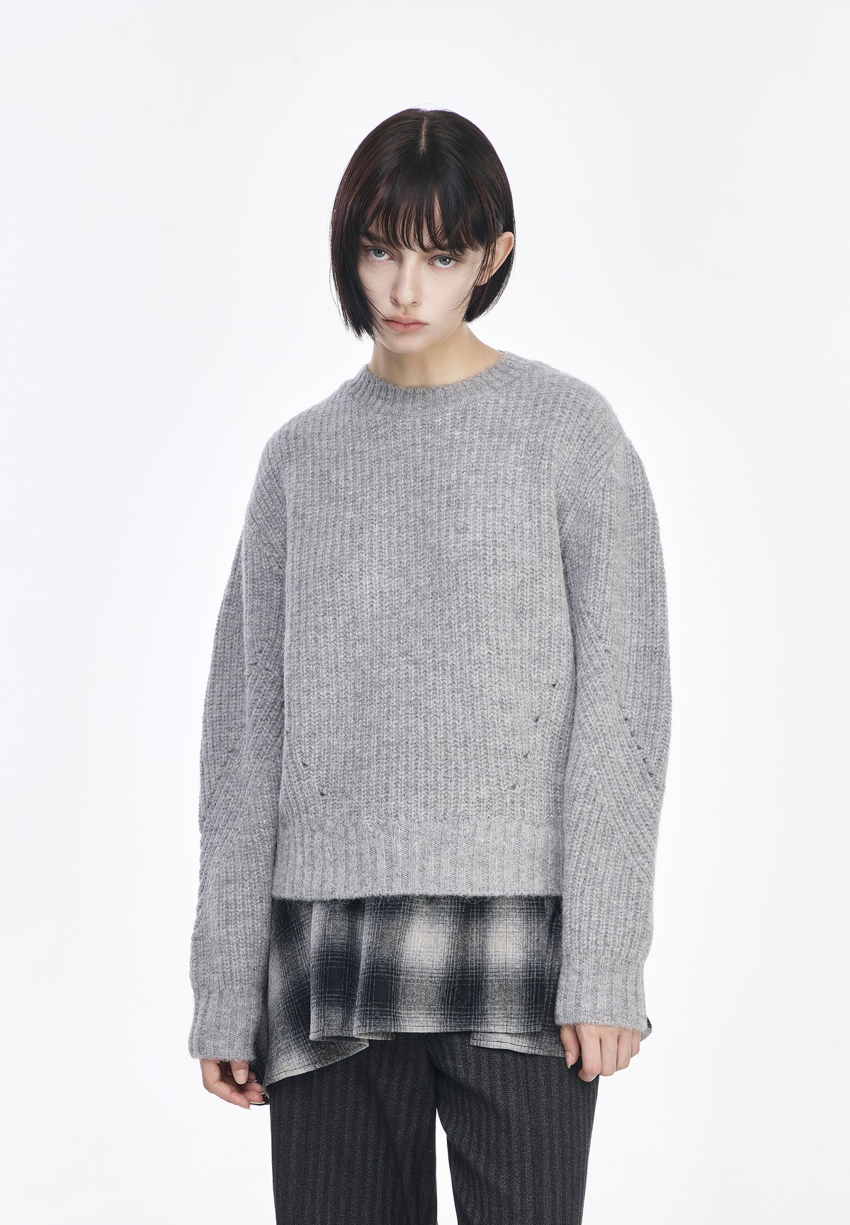 INTERLOCK CREWNECK KNIT