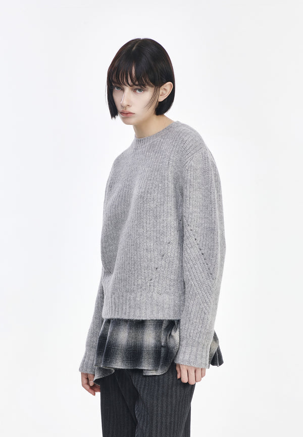 INTERLOCK CREWNECK KNIT