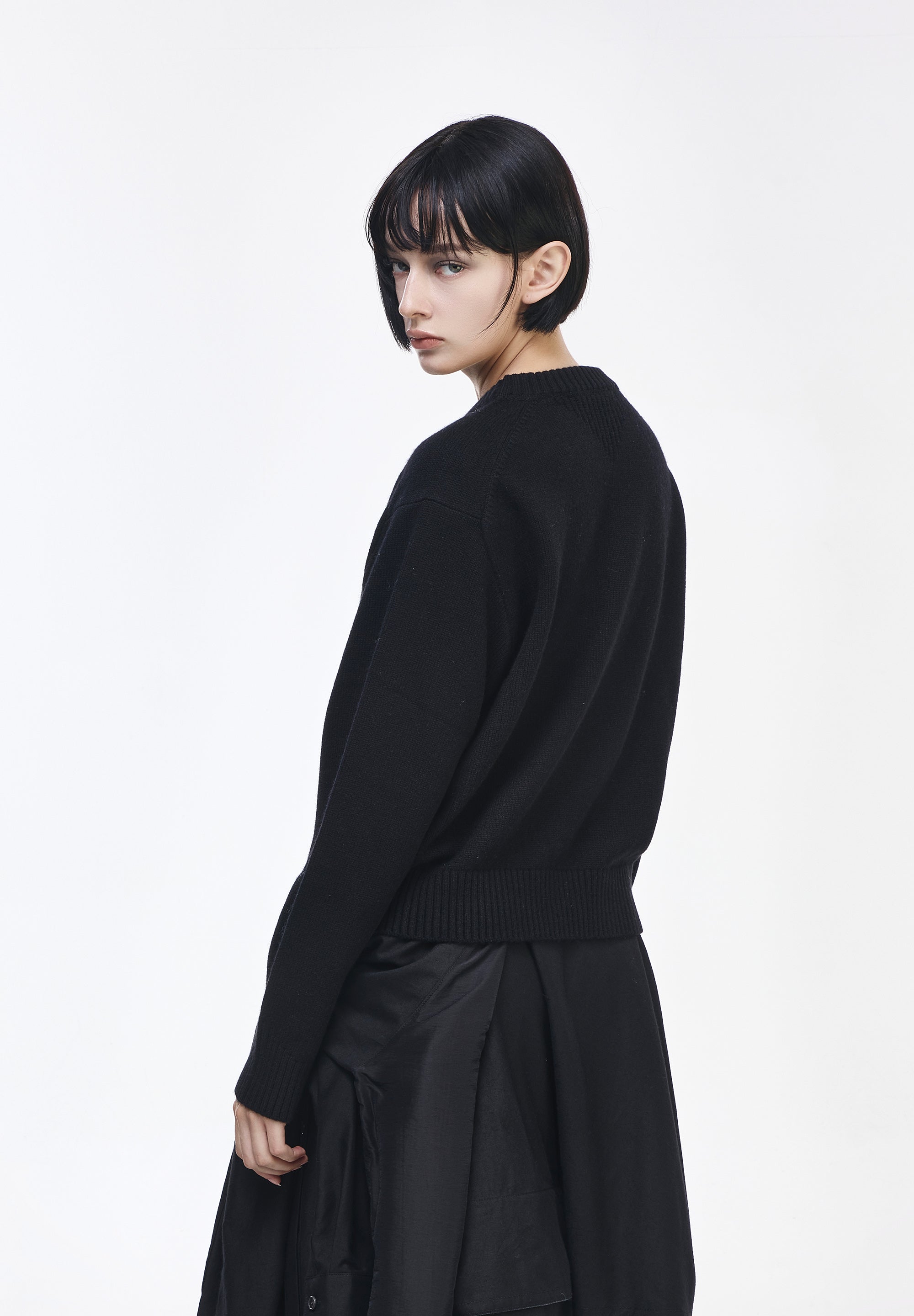 PANTHER CASHMERE BLEND SWEATER