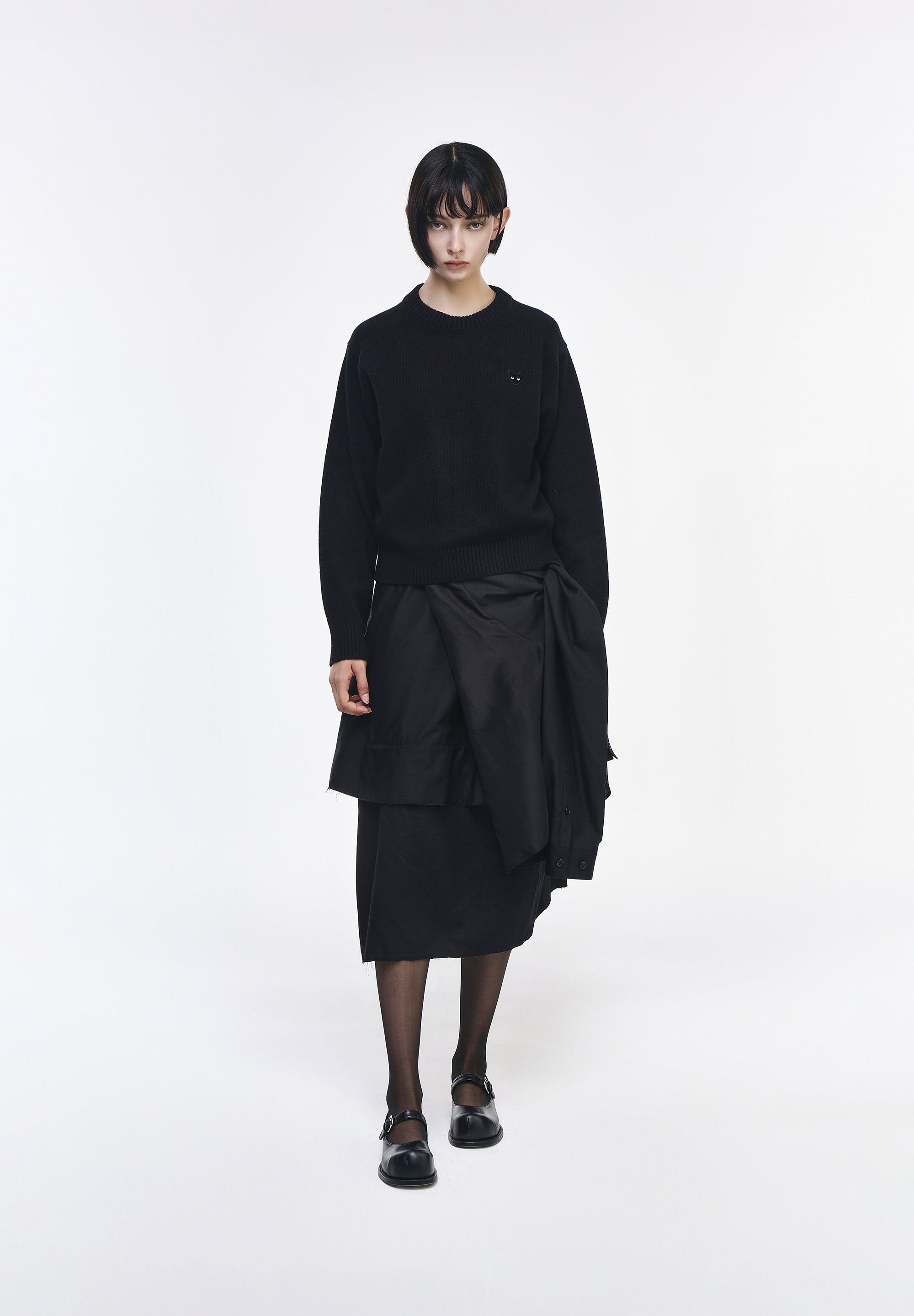 PANTHER CASHMERE BLEND SWEATER