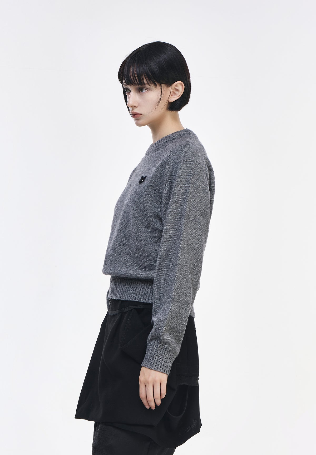 PANTHER CASHMERE BLEND SWEATER